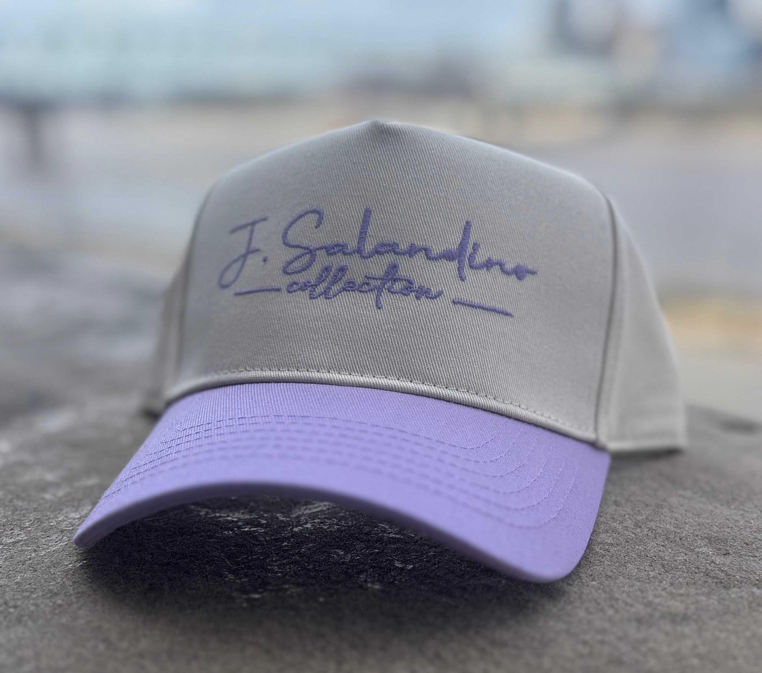 JSal Violet/Cream K-Frame Hat