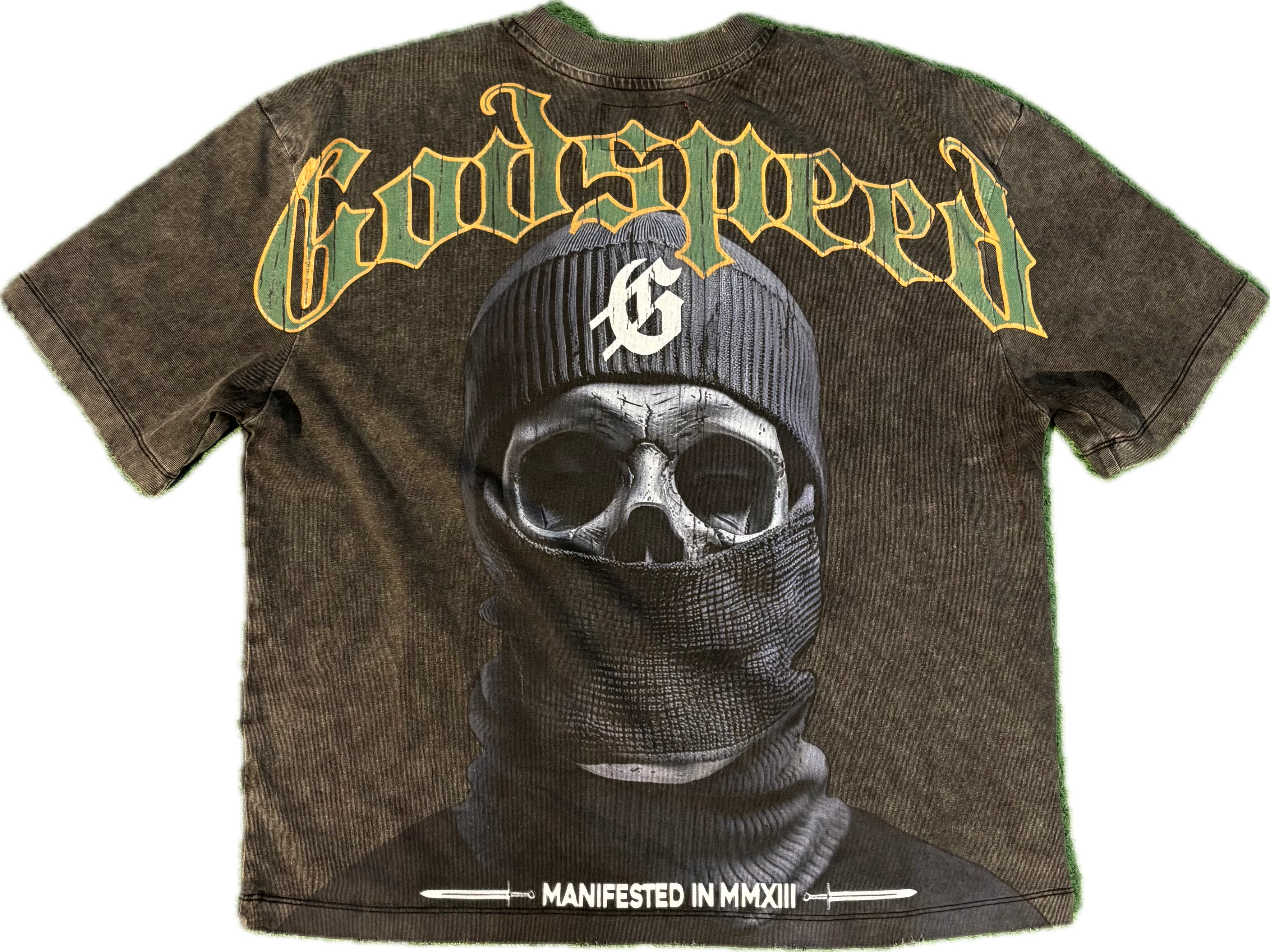 Godspeed Cropped Skull Tee