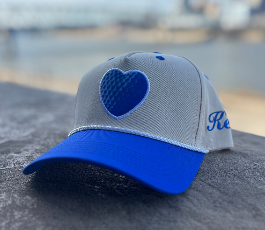 Amor de Golf Golf Kentucky SnapBack Cream & Blue