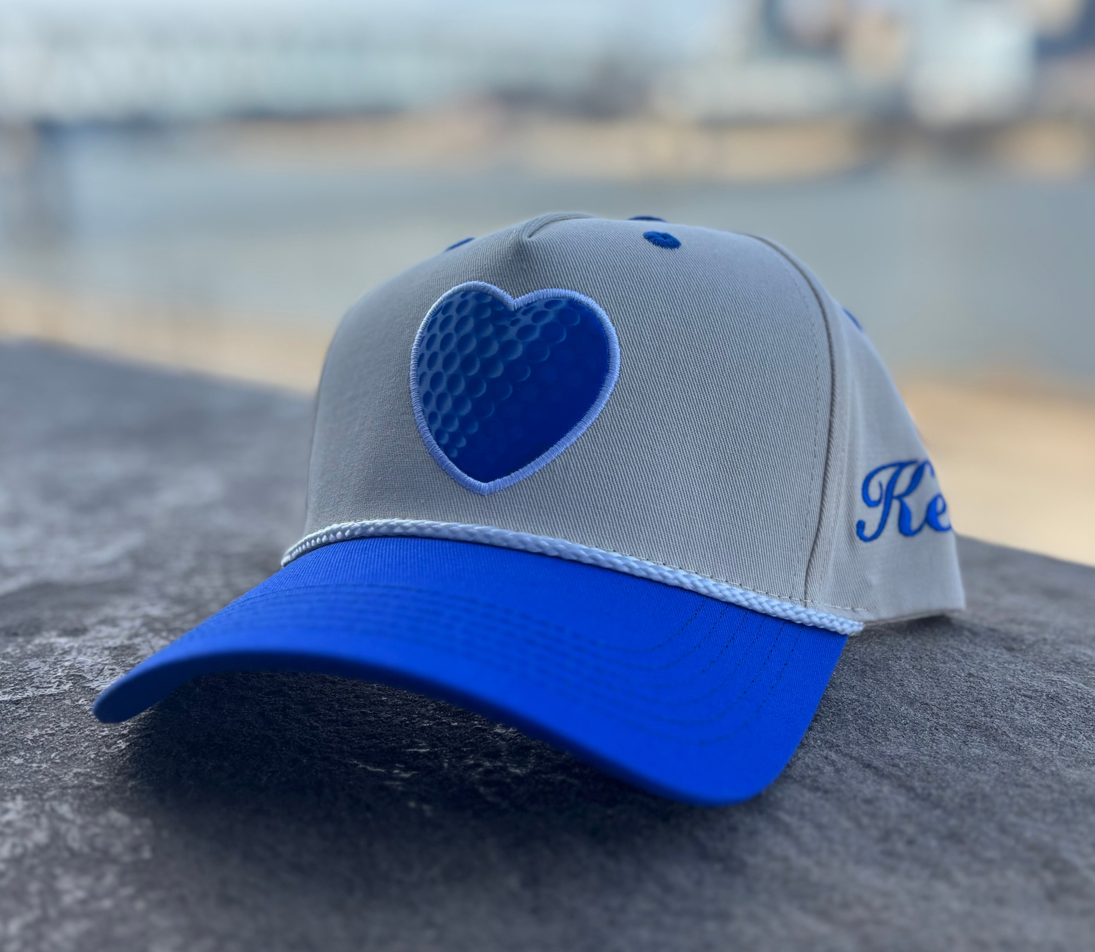 Amor de Golf Golf Kentucky SnapBack Cream & Blue