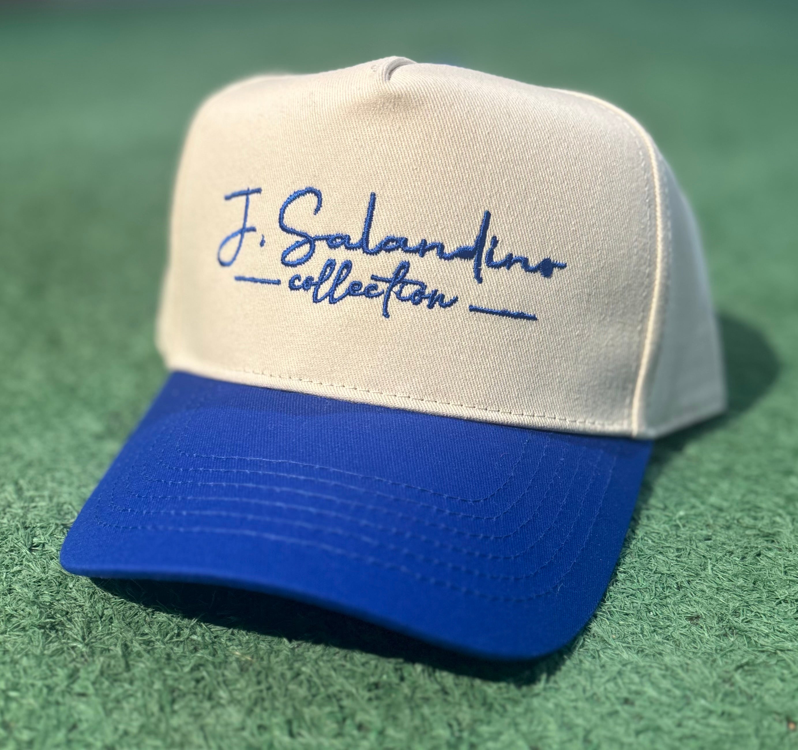 JSal Cream/Royal Blue K-Frame Hat