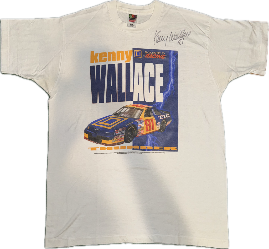 Kenny Wallace Signed Tee