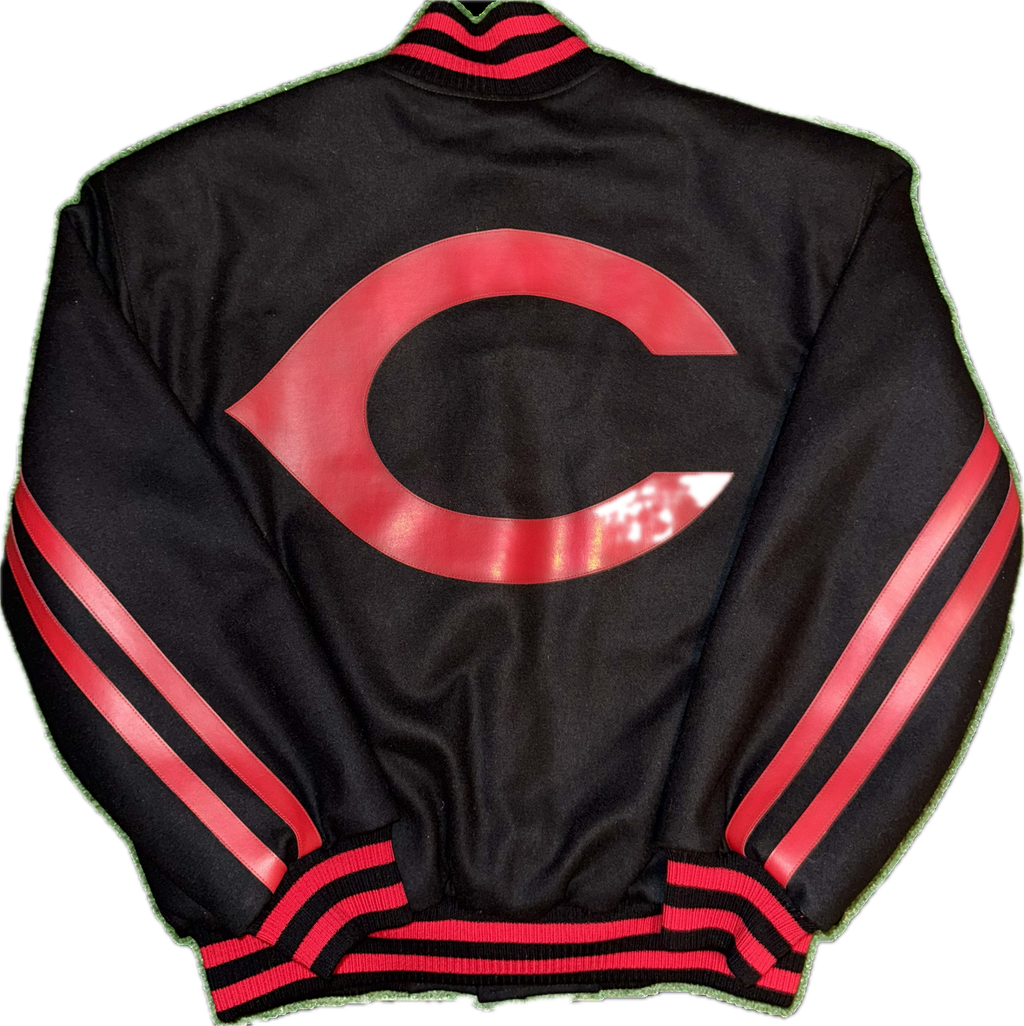 Cincinnati Reds JH Design Stripe Jacket