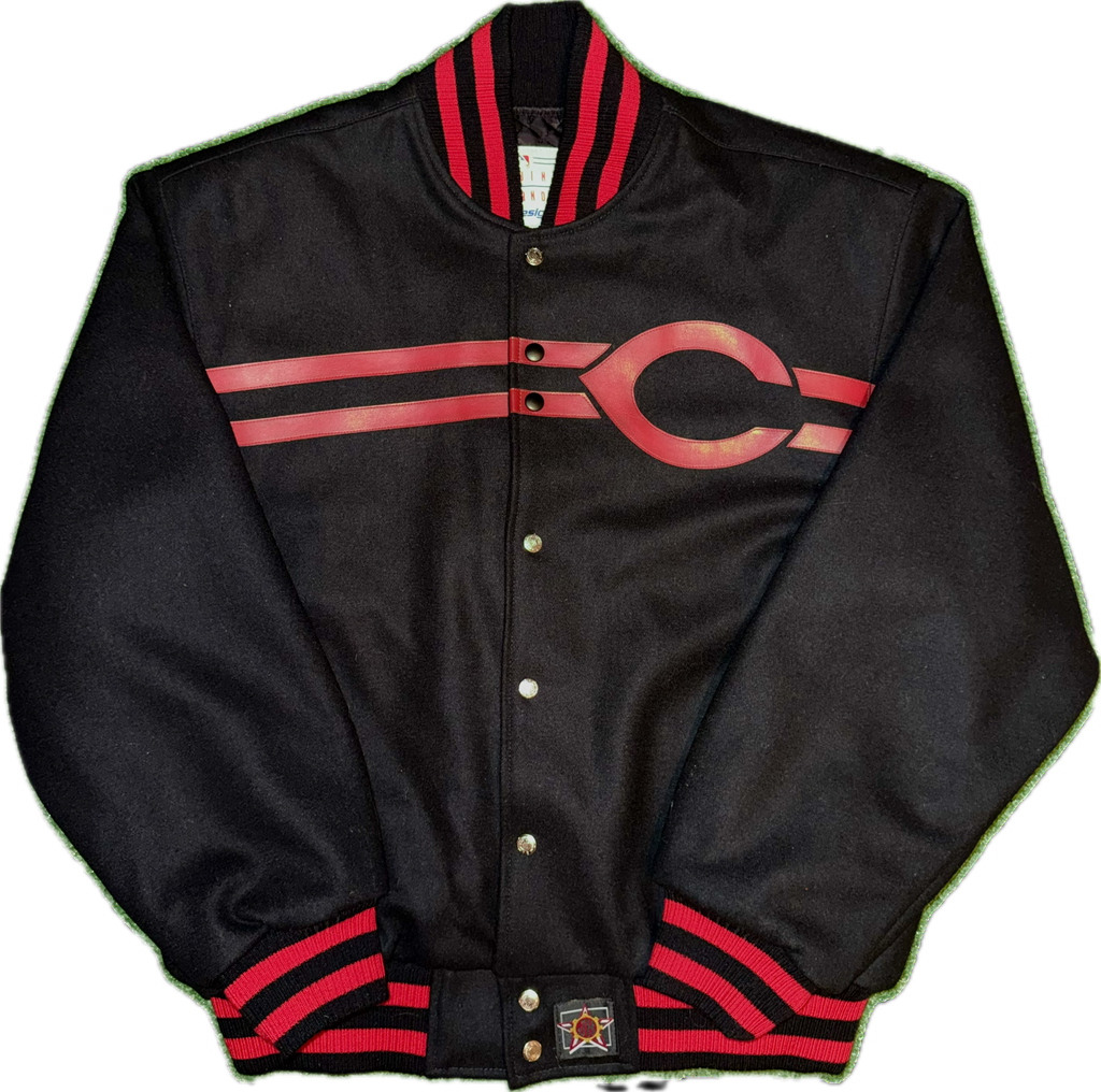 Cincinnati Reds JH Design Stripe Jacket