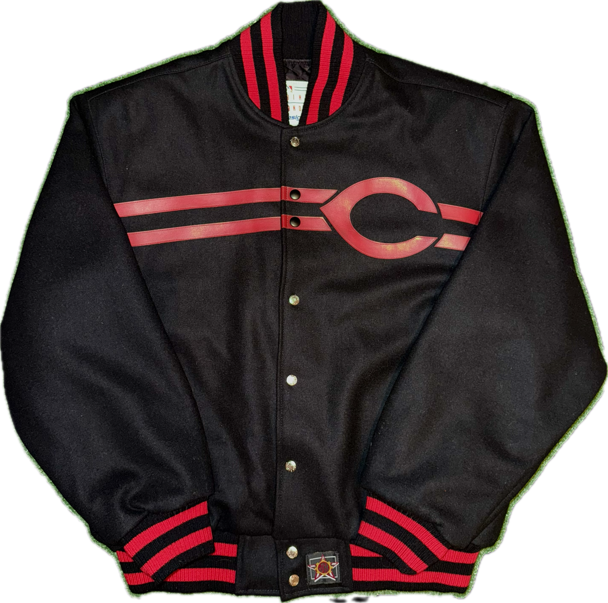 Cincinnati Reds JH Design Stripe Jacket