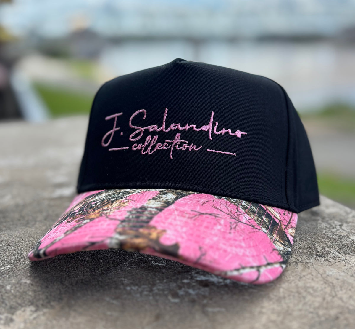 JSal Black/Pink Camo K-Frame SnapBack