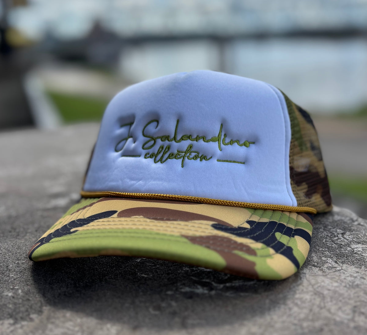 JSal Jungle Camo/White Trucker
