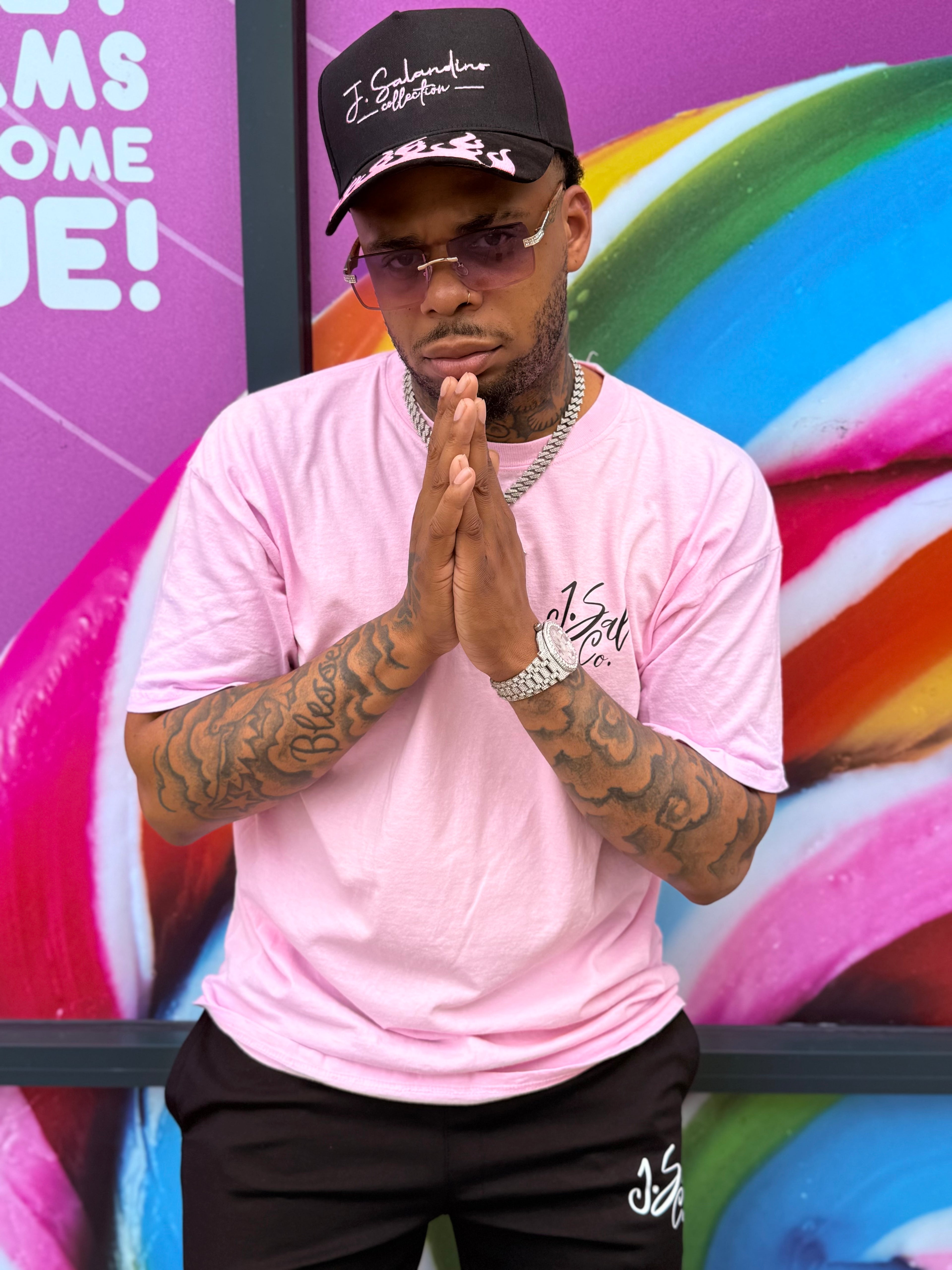 JSal Collection Soft Pink Tee