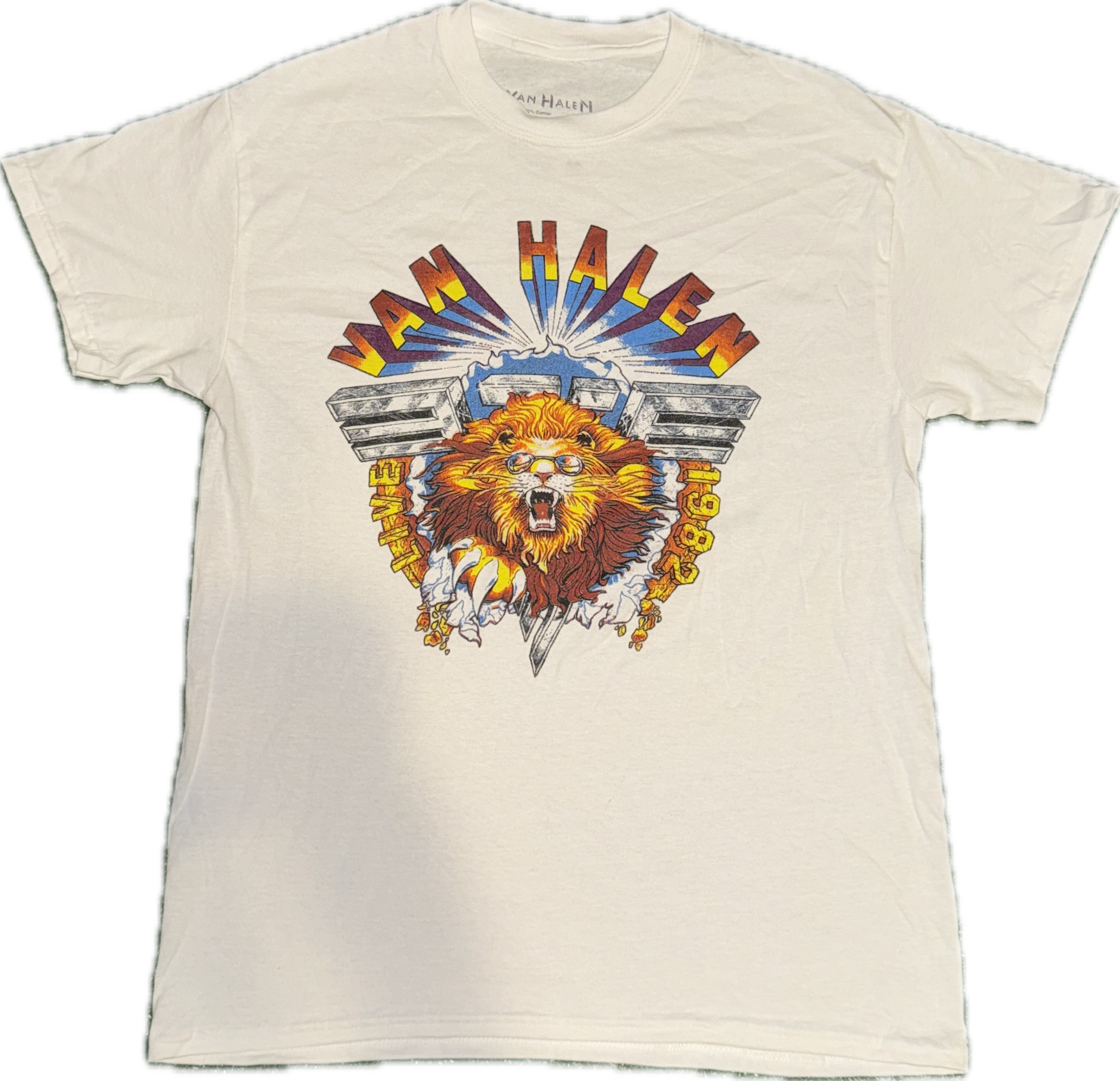 Van Halen White Tee