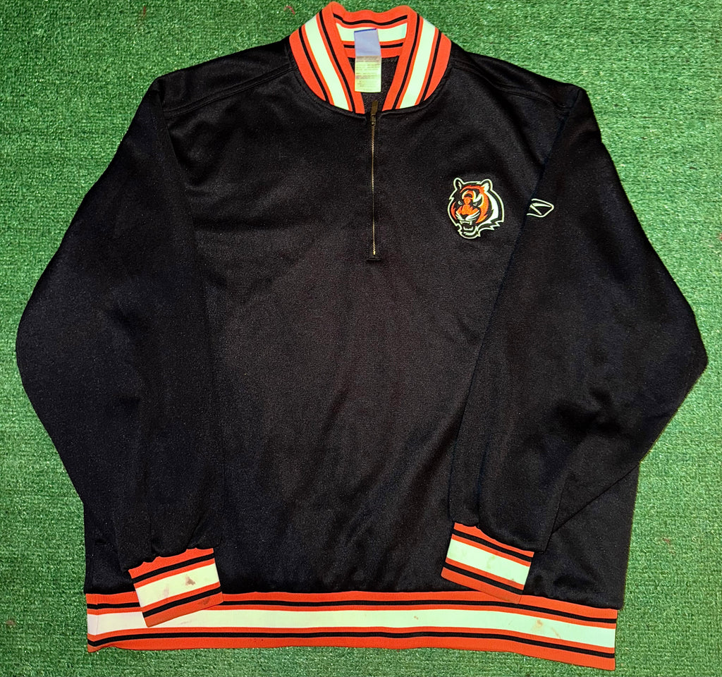 Cincinnati Bengals Reebok Quarter-Zip Pullover