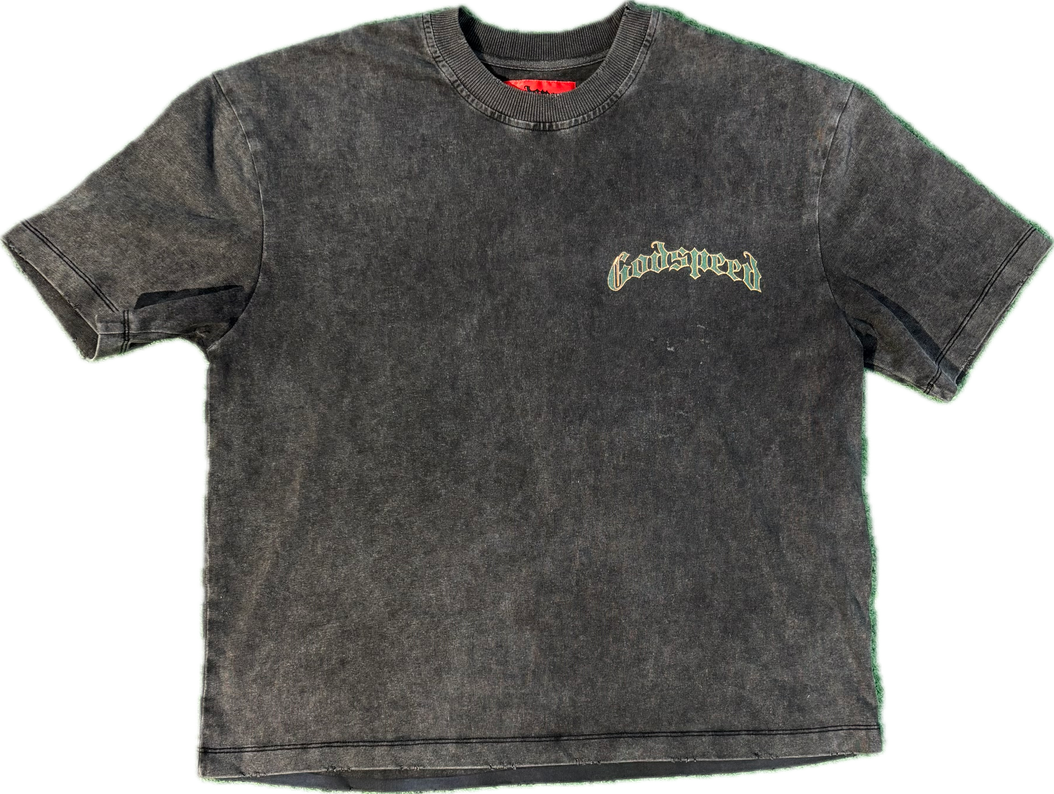 Godspeed Cropped Skull Tee