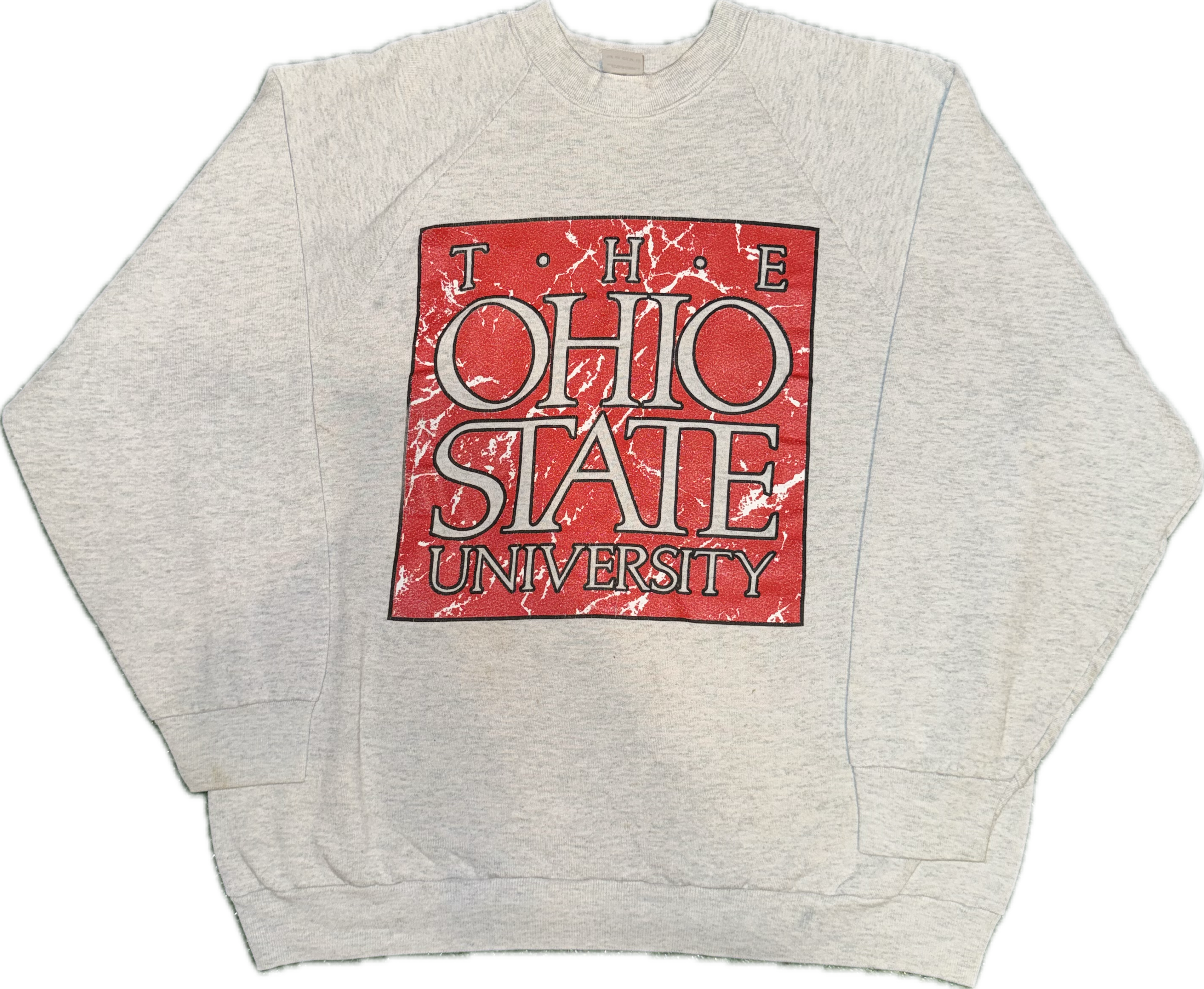 Grey Ohio State Crewneck