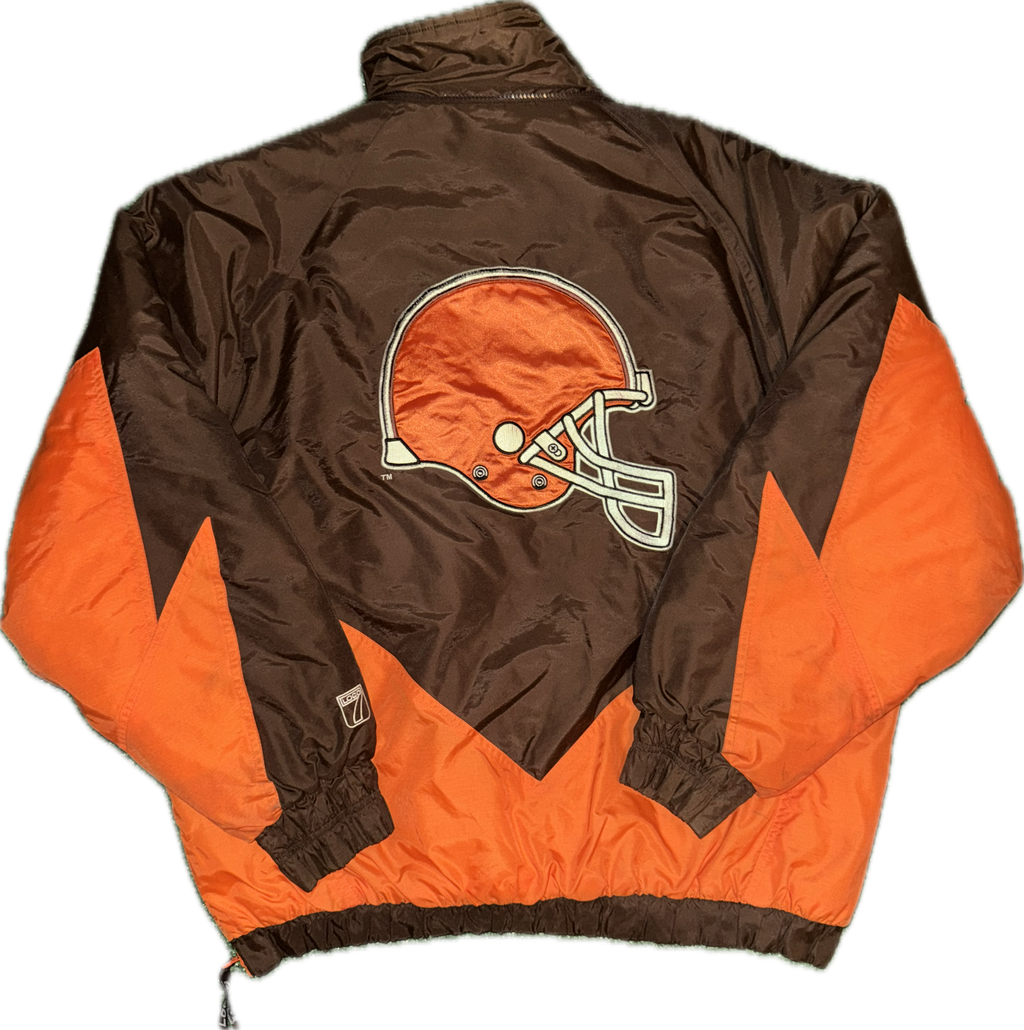 Logo 7 Cleveland Browns Puffer Jacket