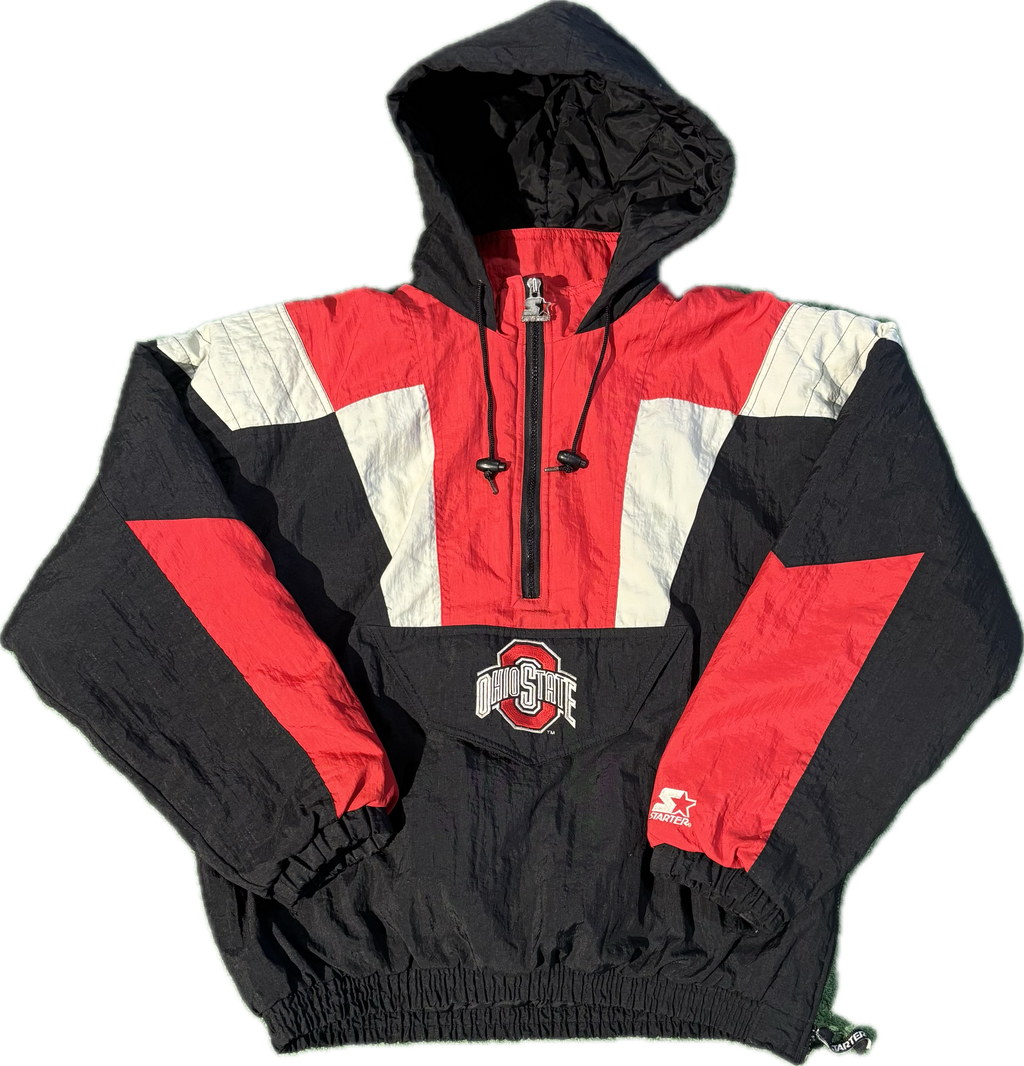 90s Ohio State Starter Front Pouch Coat