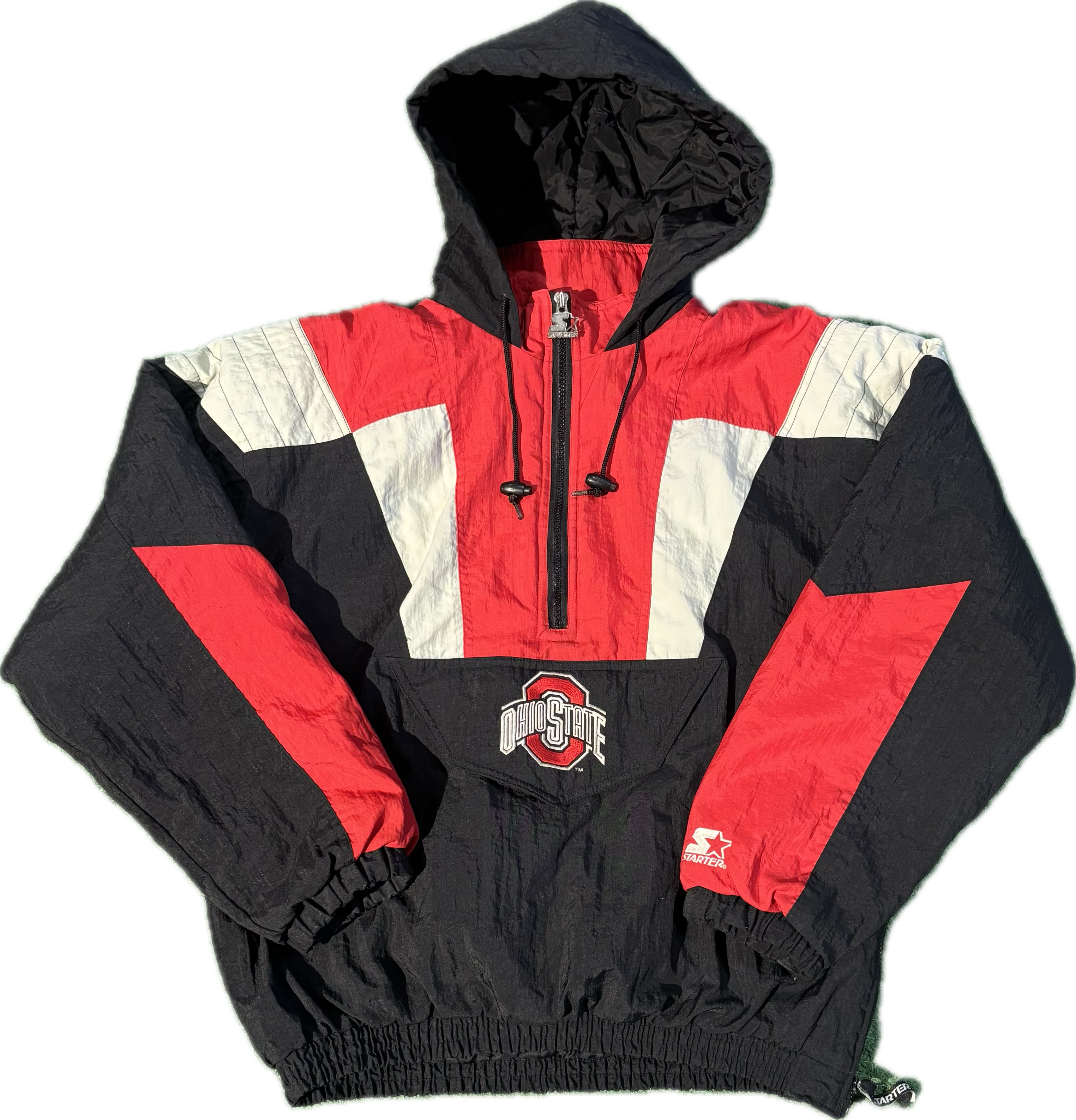 90s Ohio State Starter Front Pouch Coat