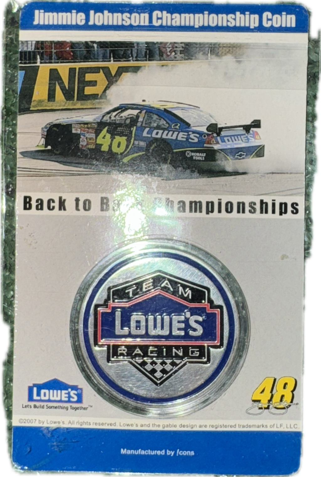 Jimmie Johnson Coin
