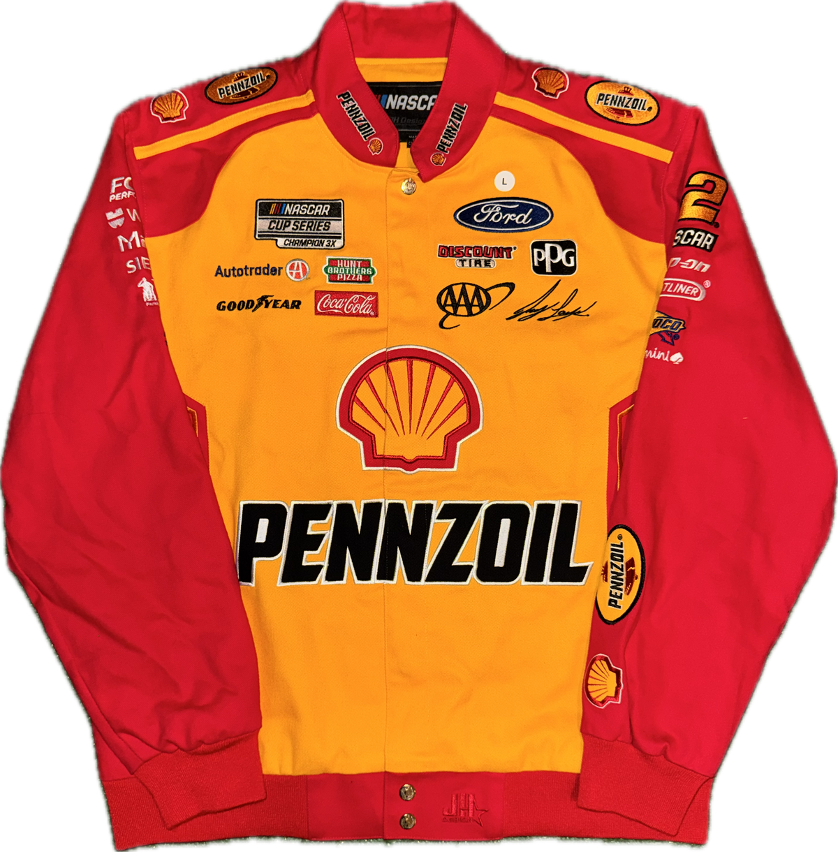 Joey Logano Pennzoil NASCAR Racing Jacket
