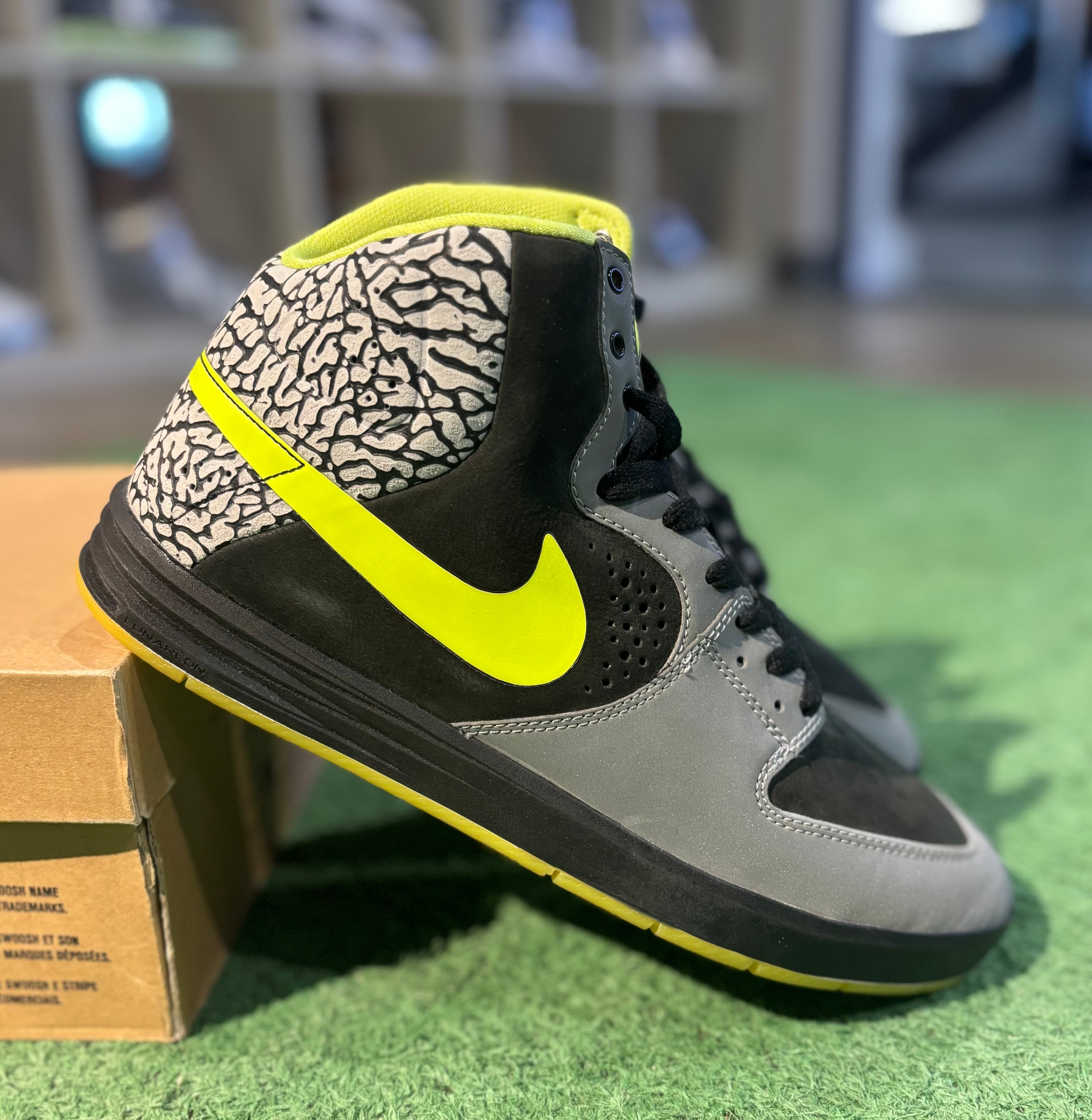 Nike Paul Rodriguez 7 High Metallic Silver (Autographed)