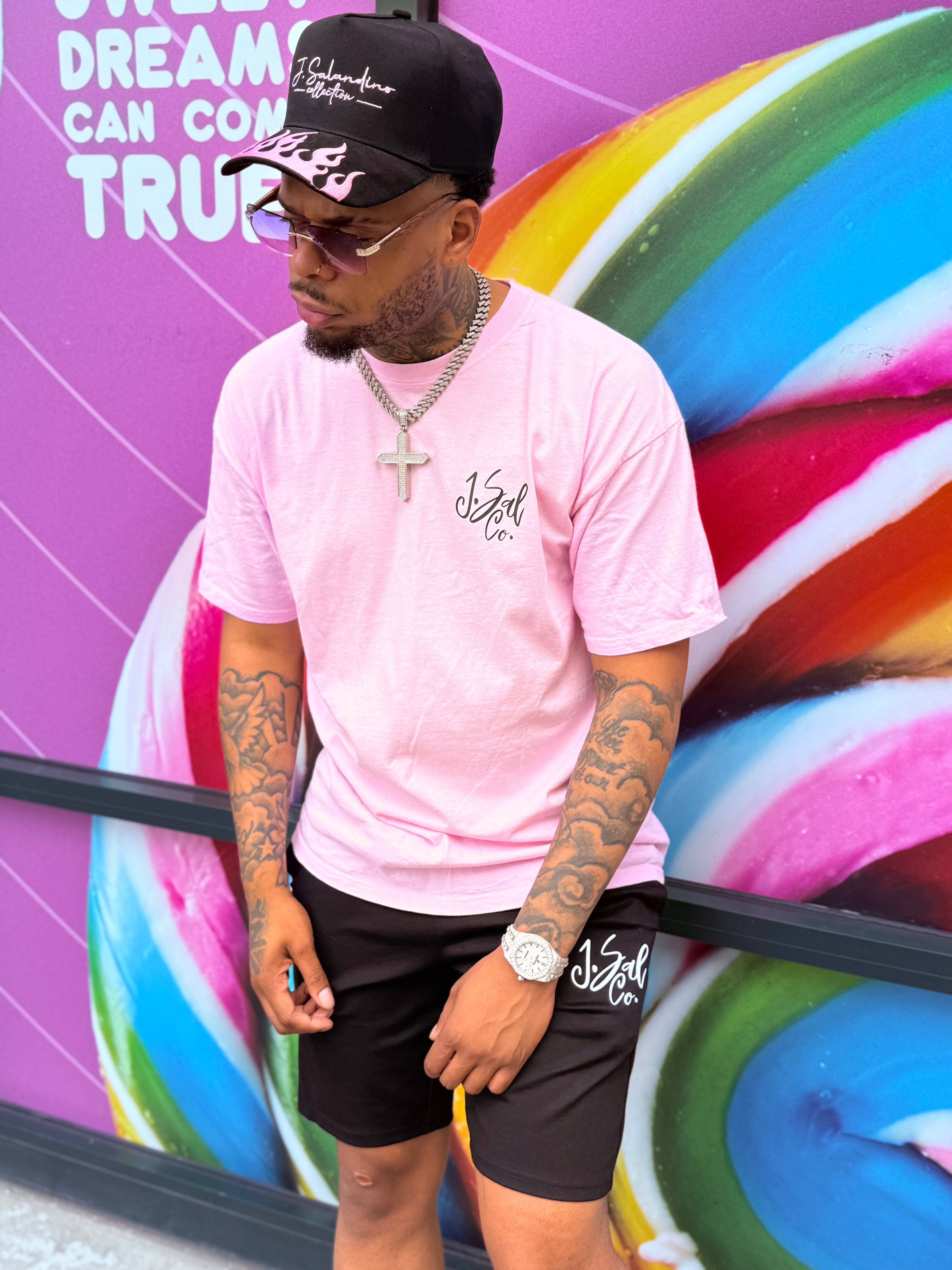 JSal Collection Soft Pink Tee