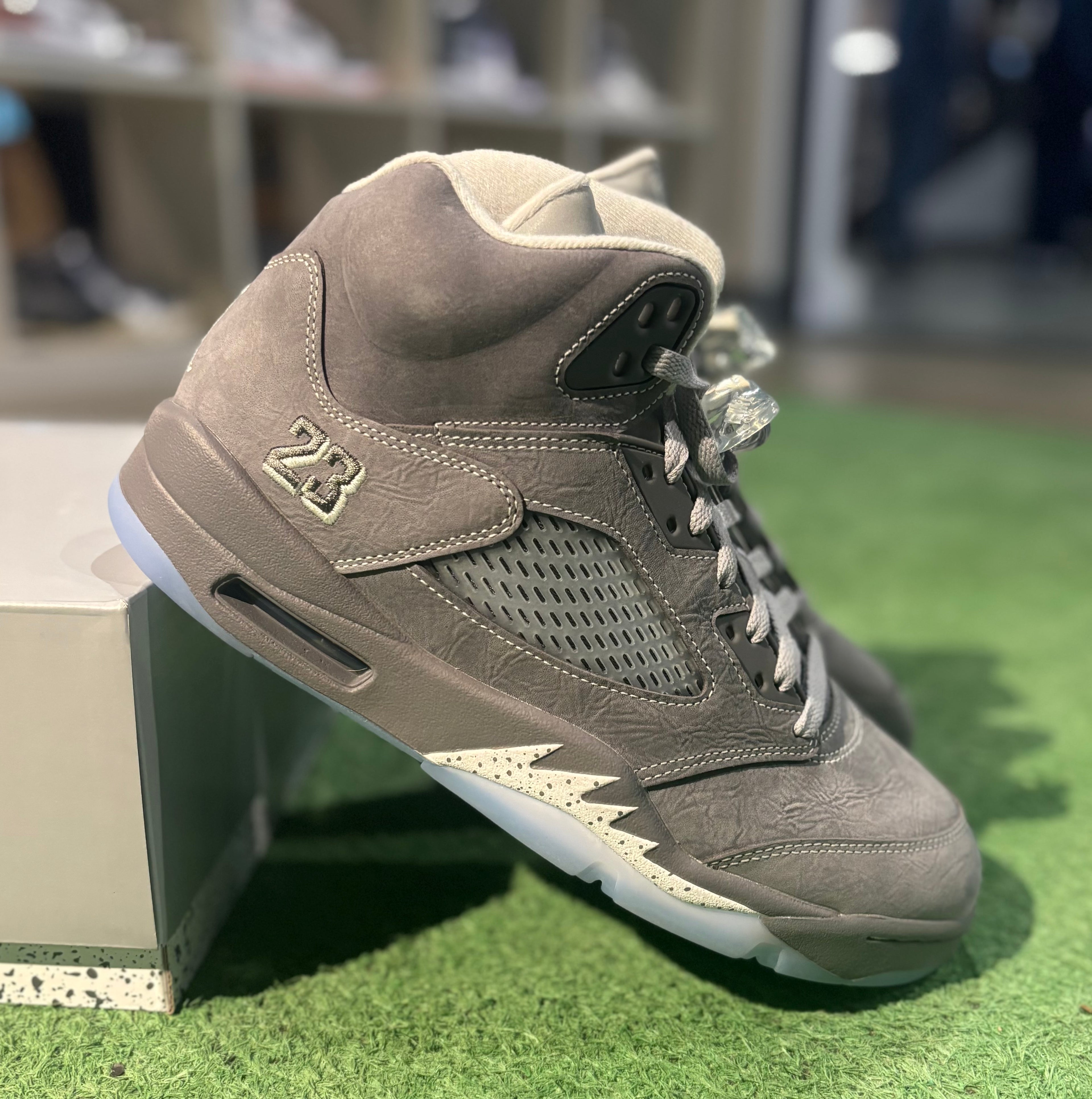 Jordan 5 Wolf Grey Preschool (Little Kids)