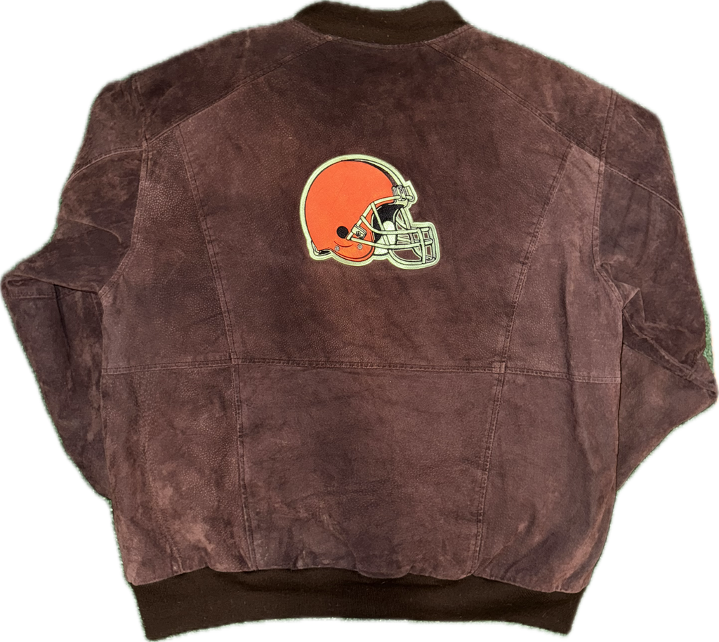 Browns Reebok Suede Jacket