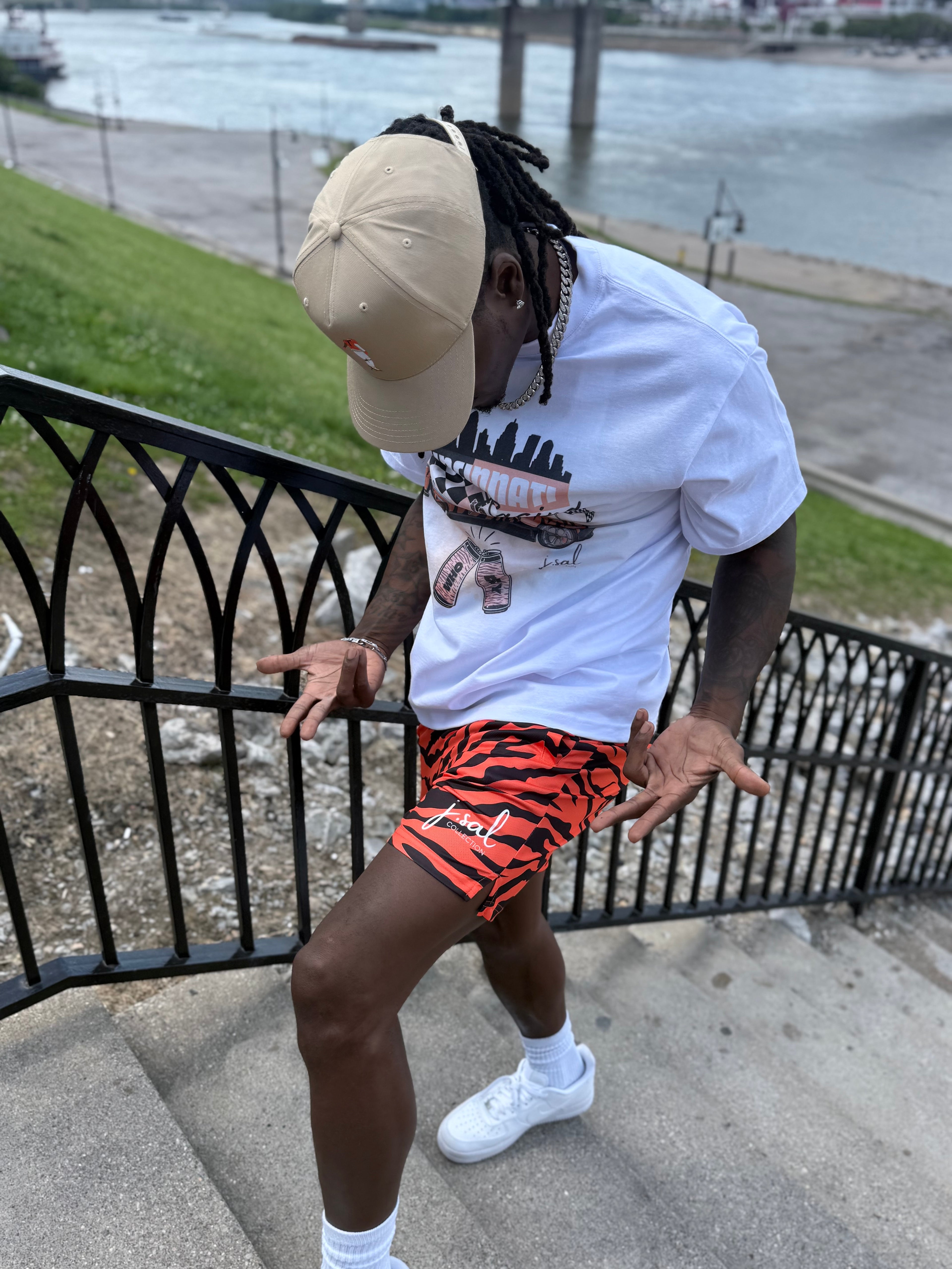 JSalandino Collection Cincinnati Bengals Shorts
