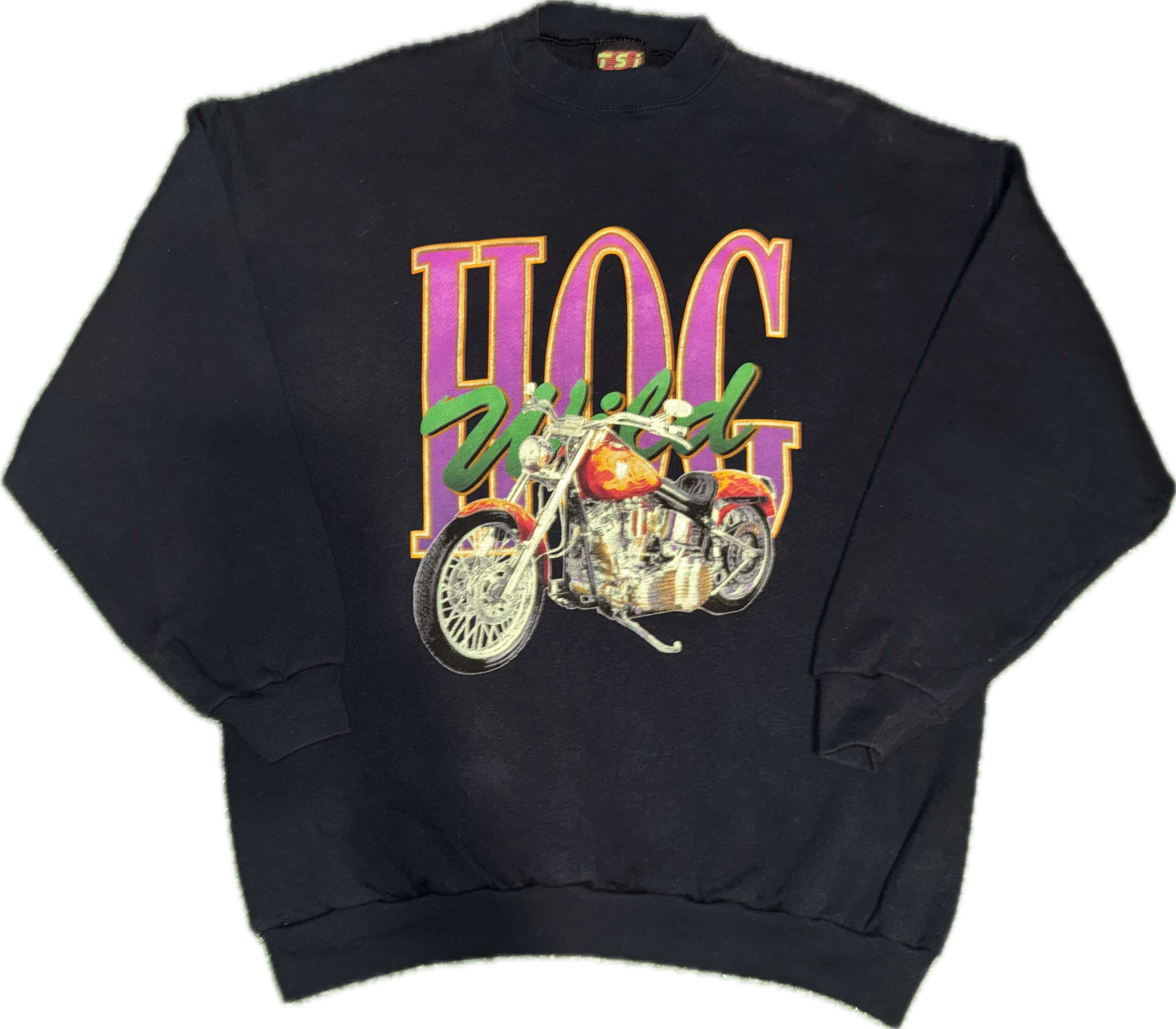 Hog Wild Black Crewneck