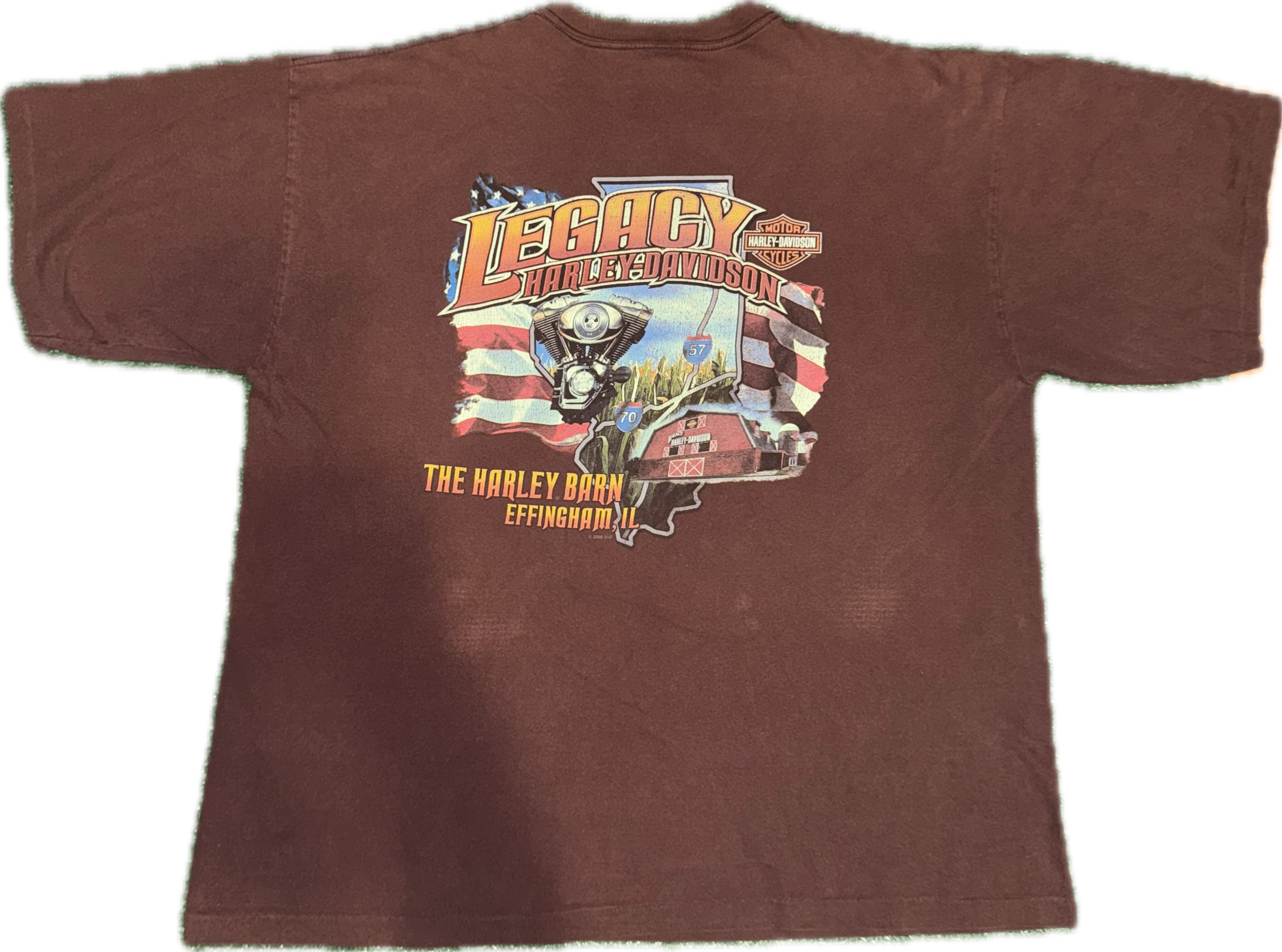 Harley Barn Brown Tee
