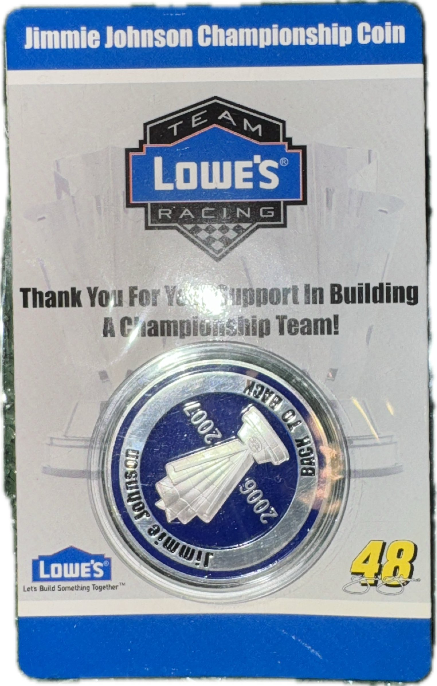 Jimmie Johnson Coin