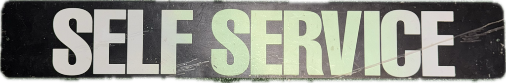 Self/Full Service Sign