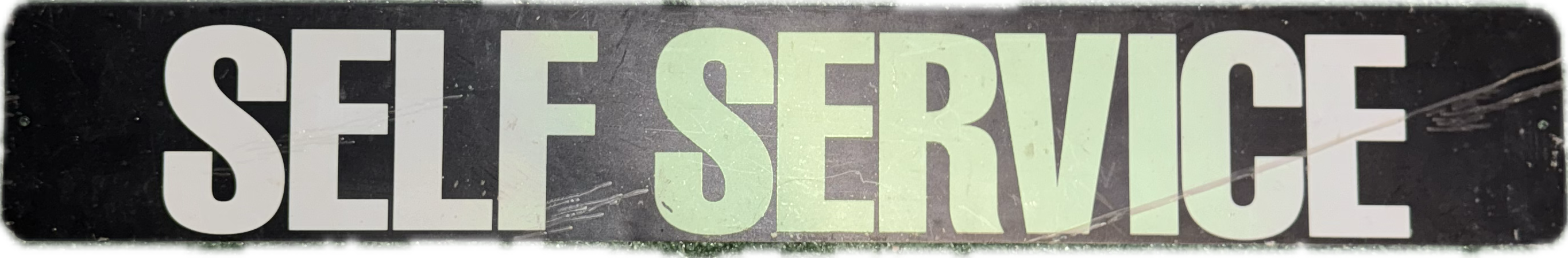 Self/Full Service Sign