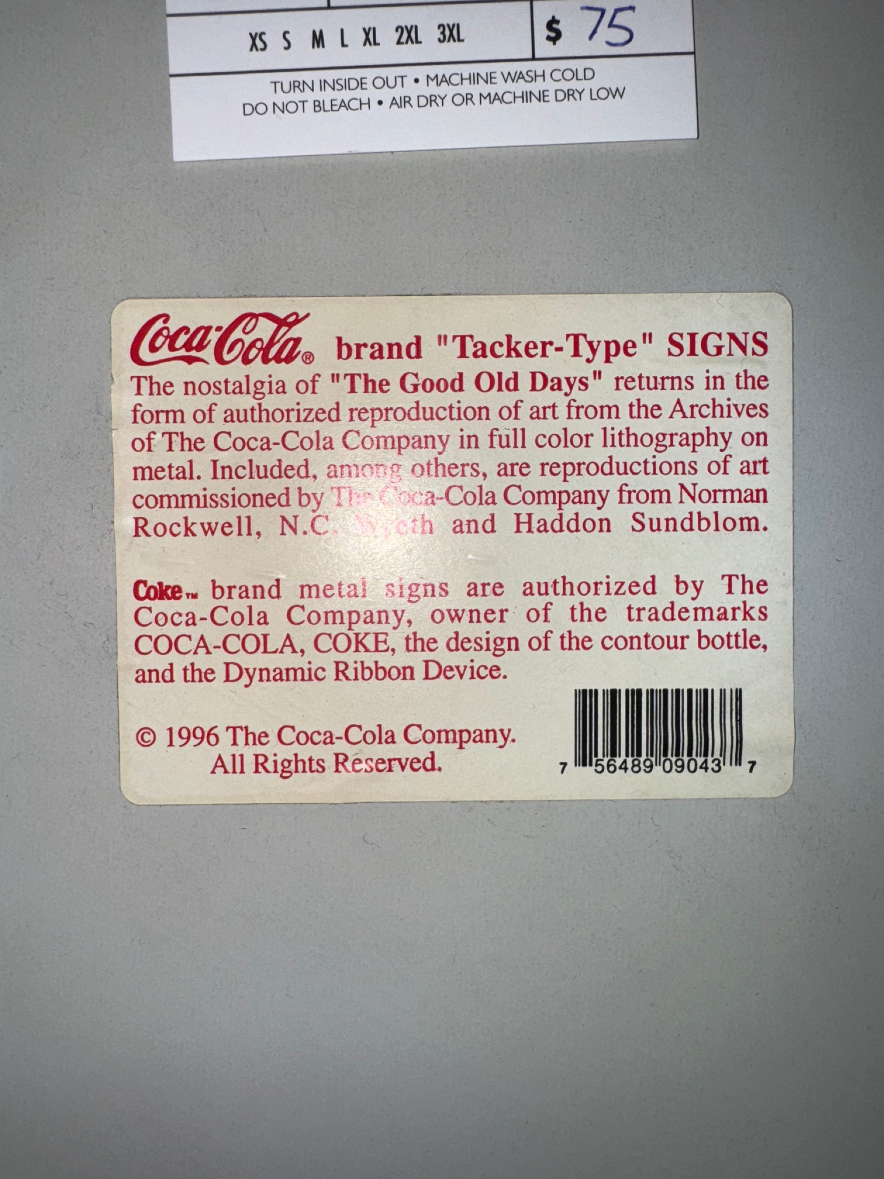 1996 Coca Cola Sign