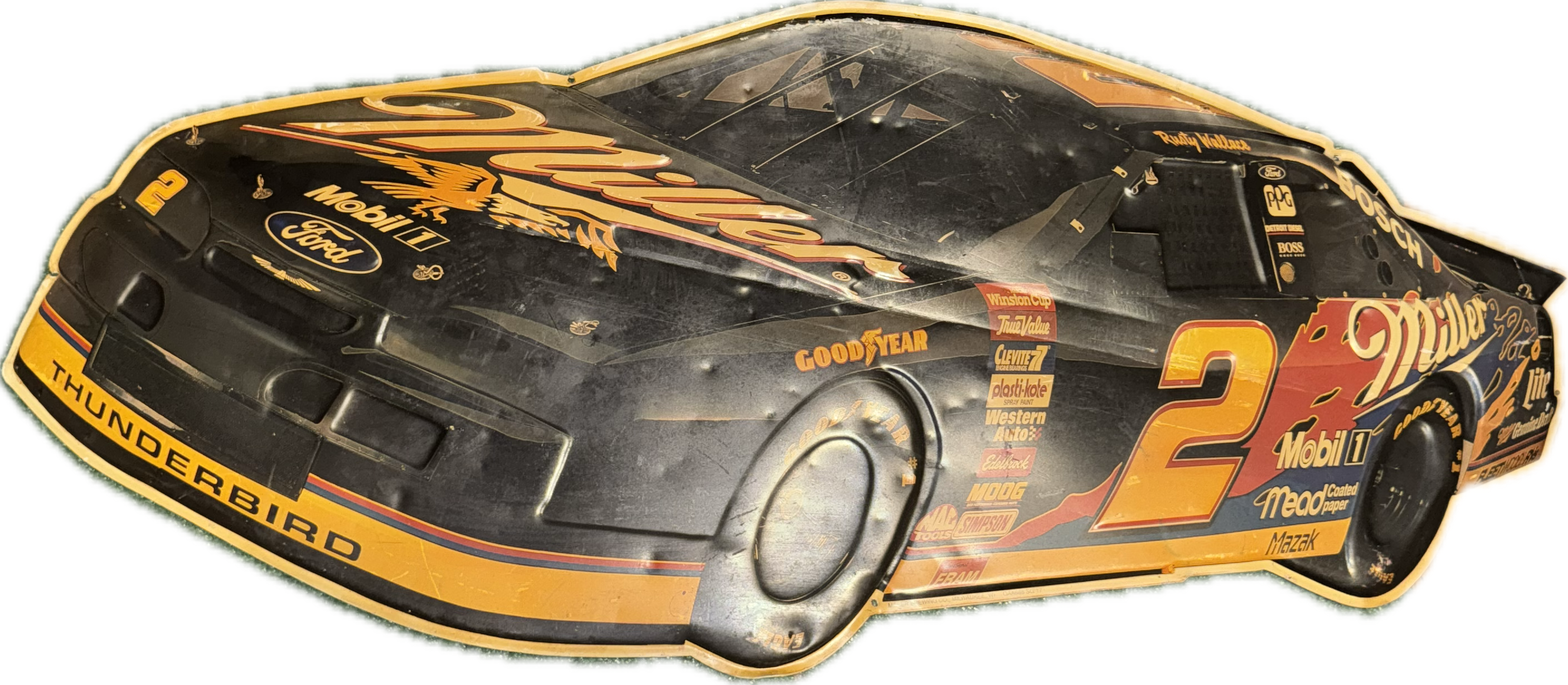 Rusty Wallace Tin Sign