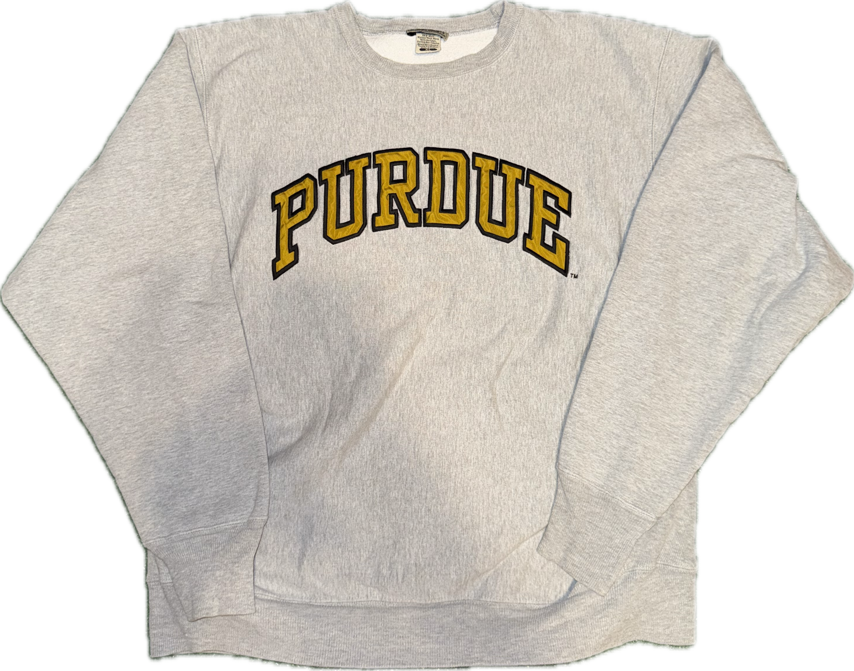 Grey S&B Purdue Crewneck