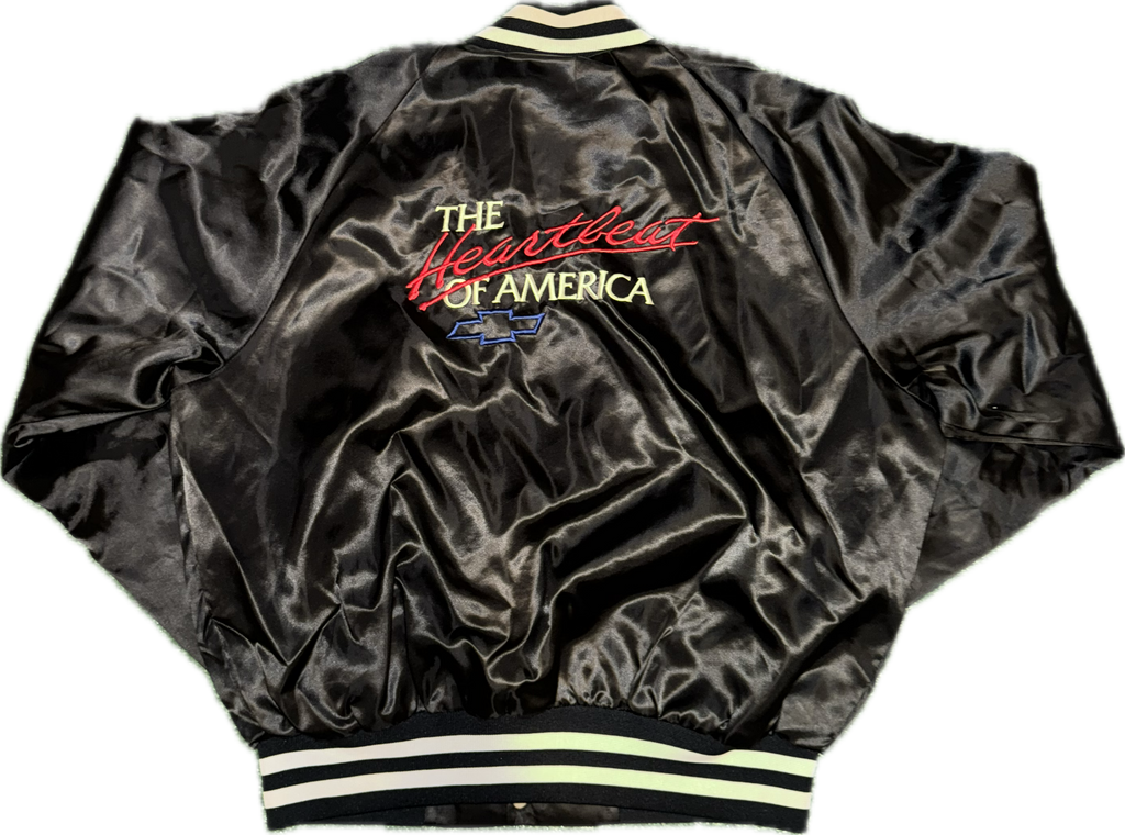 Black Satin Chevy Jacket