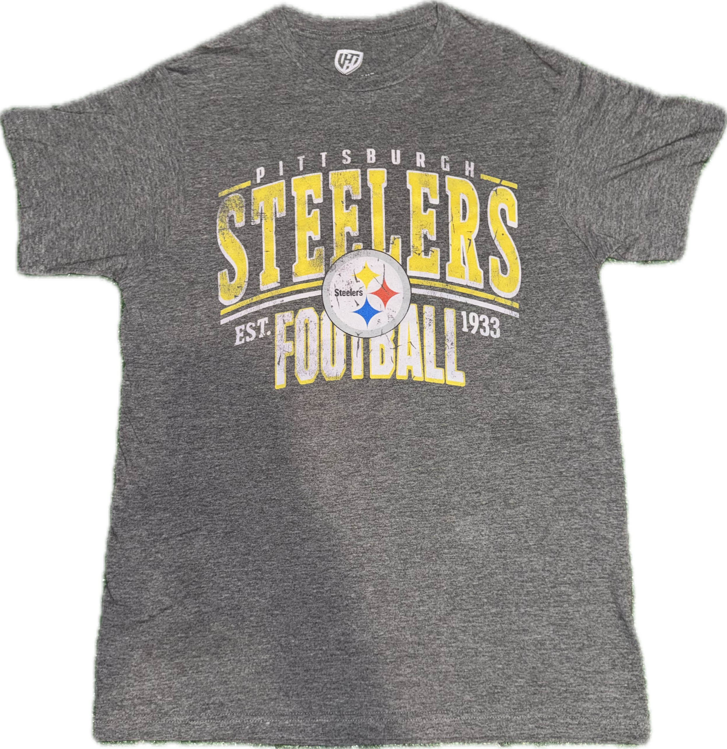 Grey Steelers Tee