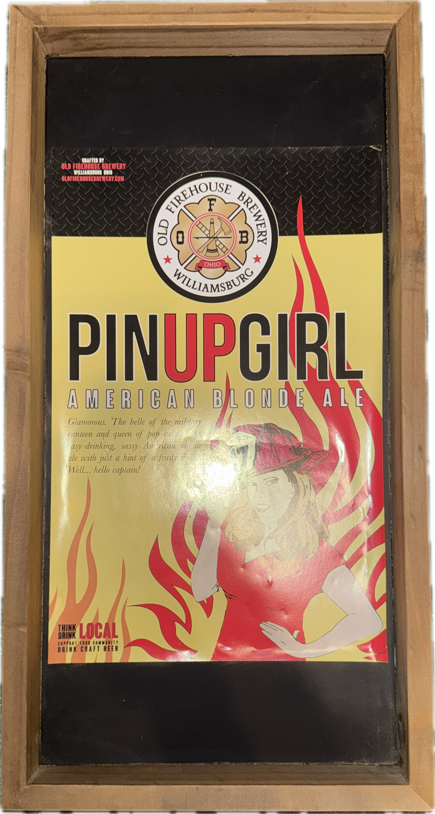 Pin Up Girl Sign