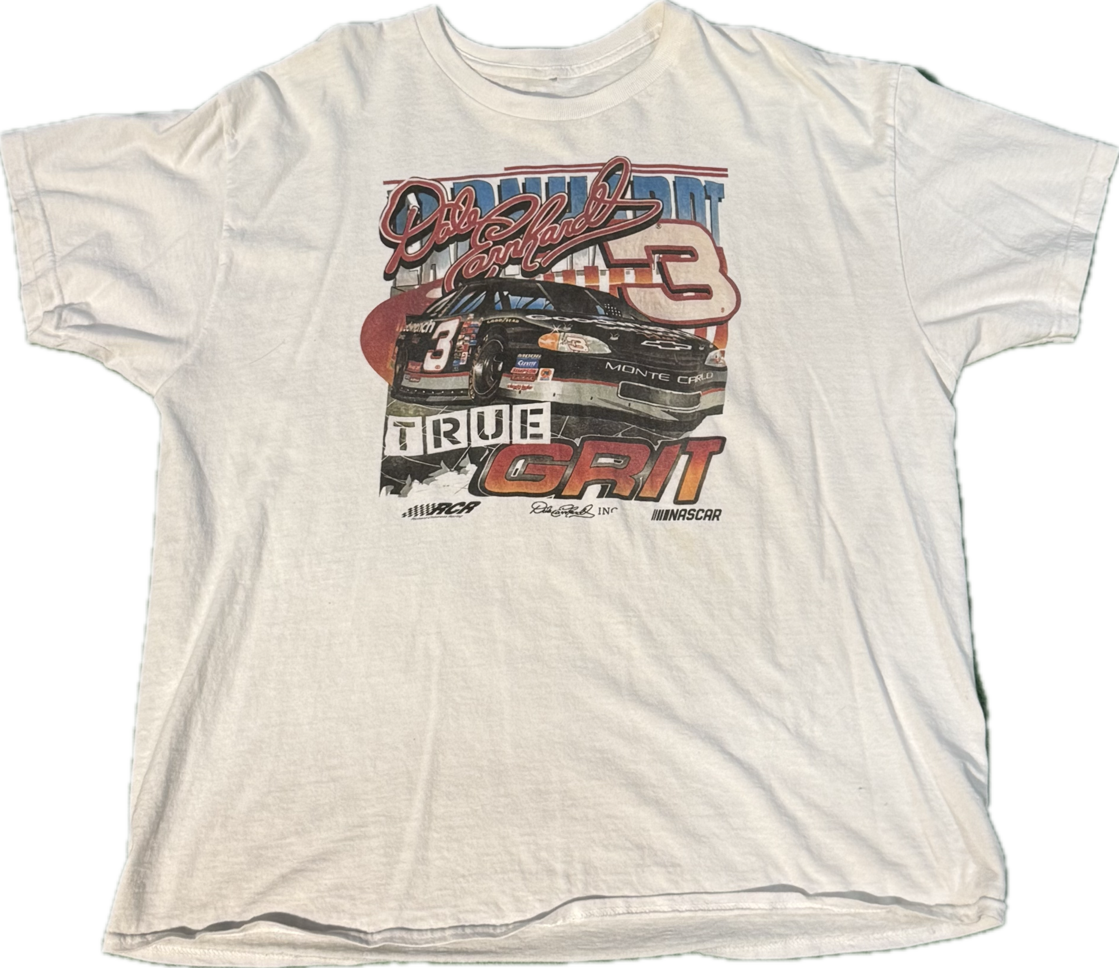 Dale Sr 90s White Racing Tee