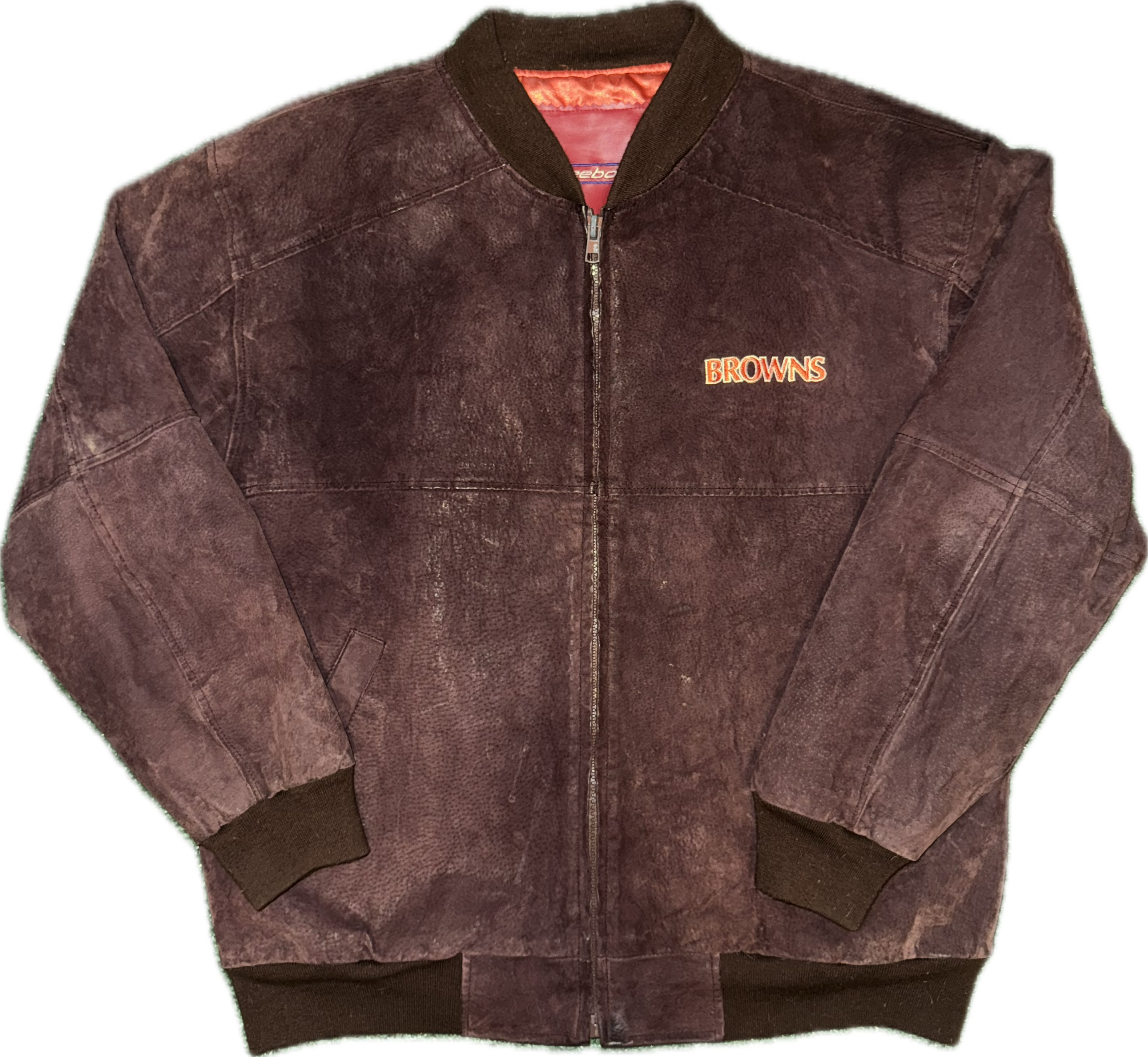 Browns Reebok Suede Jacket