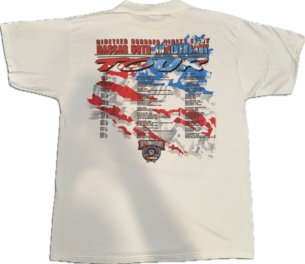 Sterling,  Waltrip,  Rusty,  Dale Jarrett Signed Tee