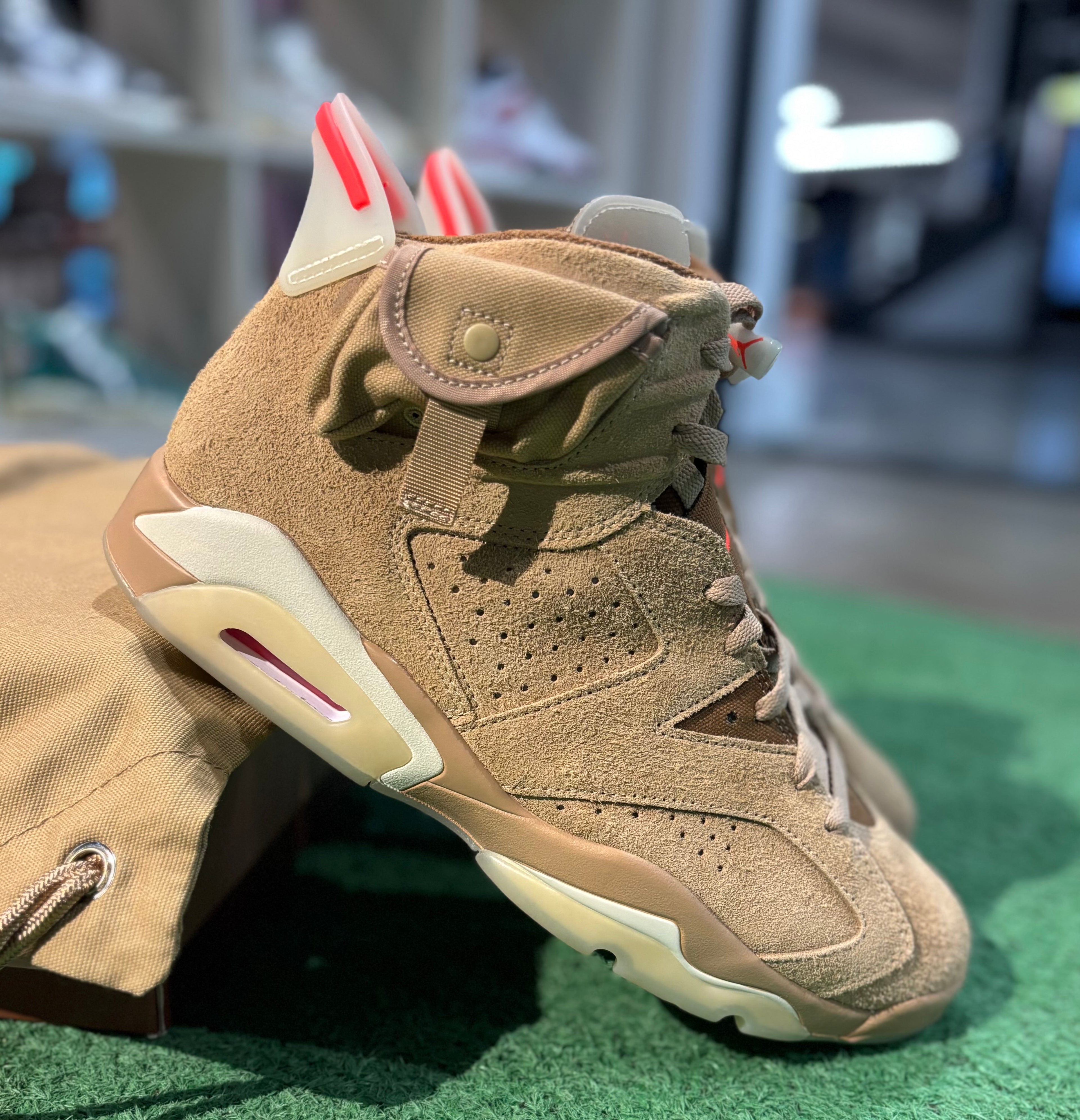 Jordan 6 Cactus Jack British Khaki