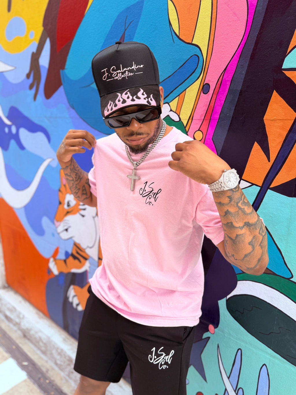 JSal Collection Soft Pink Tee