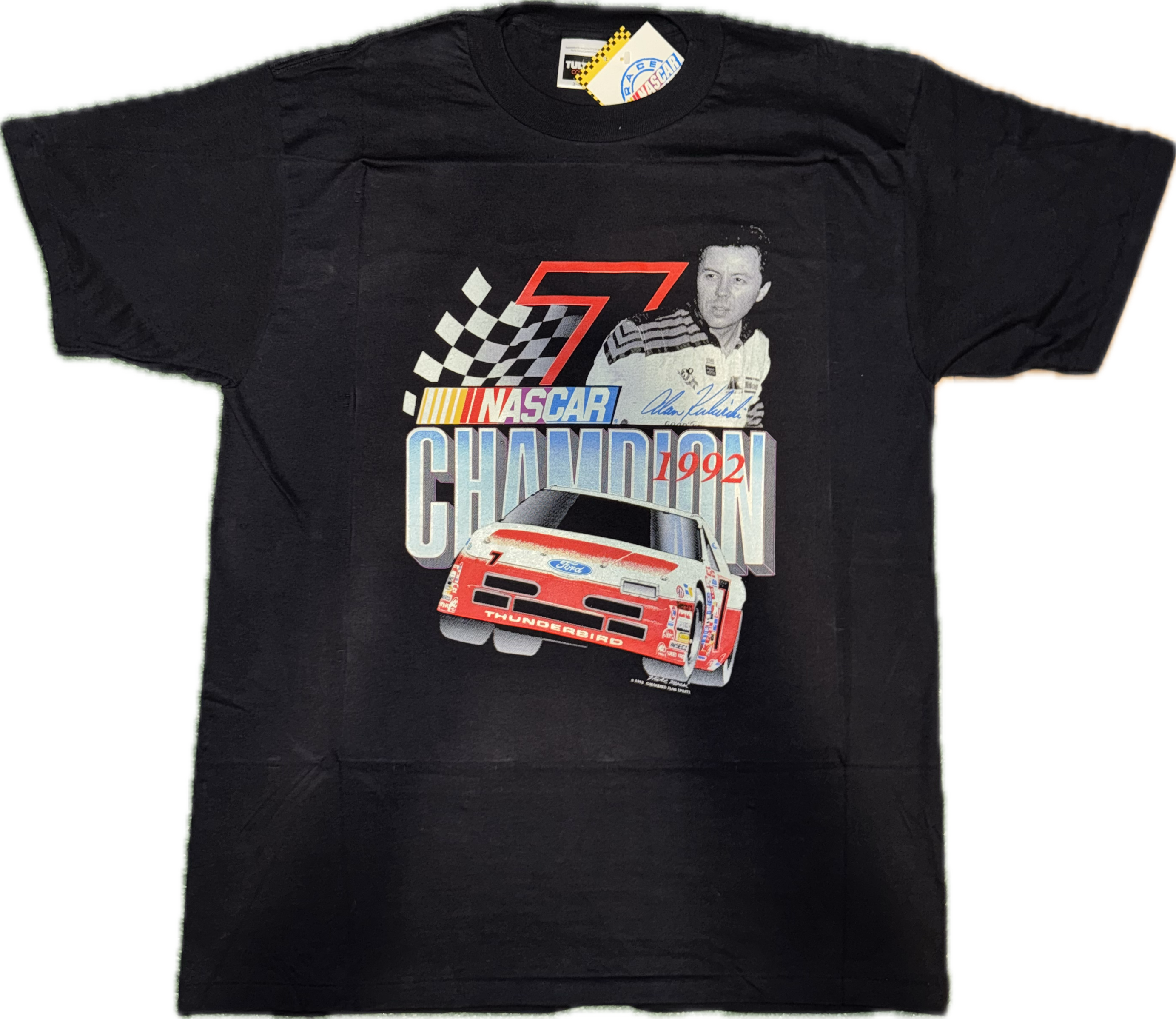 1993 Alan Kulwicki NASCAR Tee (New with Tags)