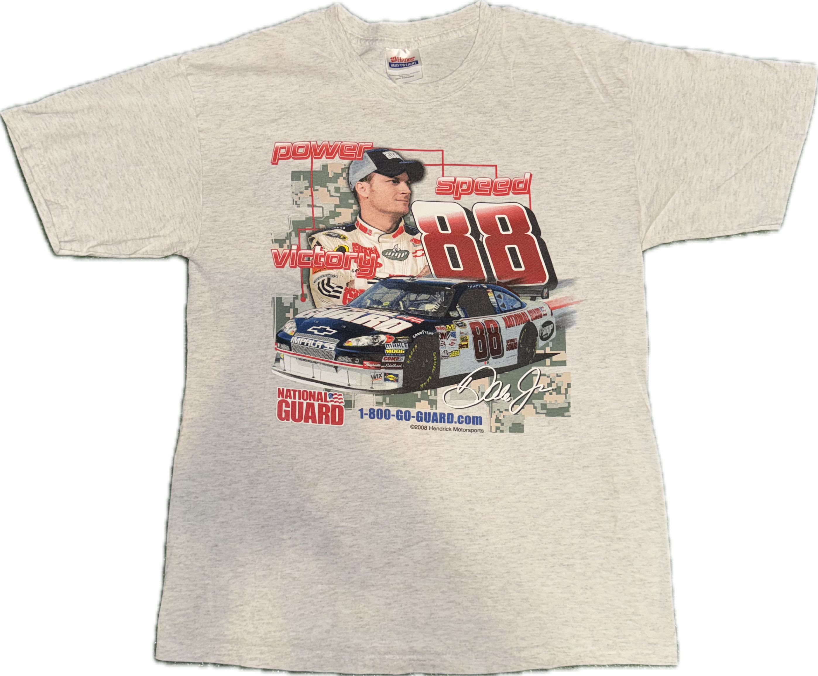 Dale Jr Grey Tee