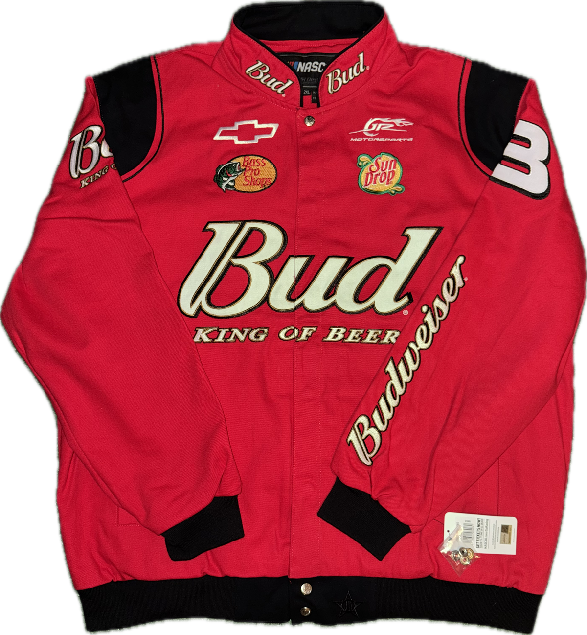 Dale Earnhardt Jr. Budweiser JH Design Racing Jacket