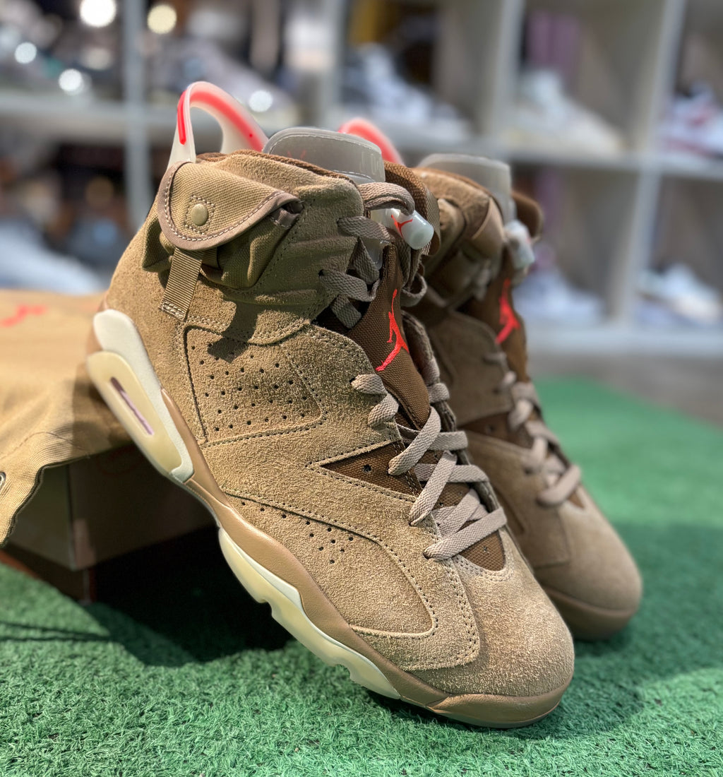 Jordan 6 Cactus Jack British Khaki