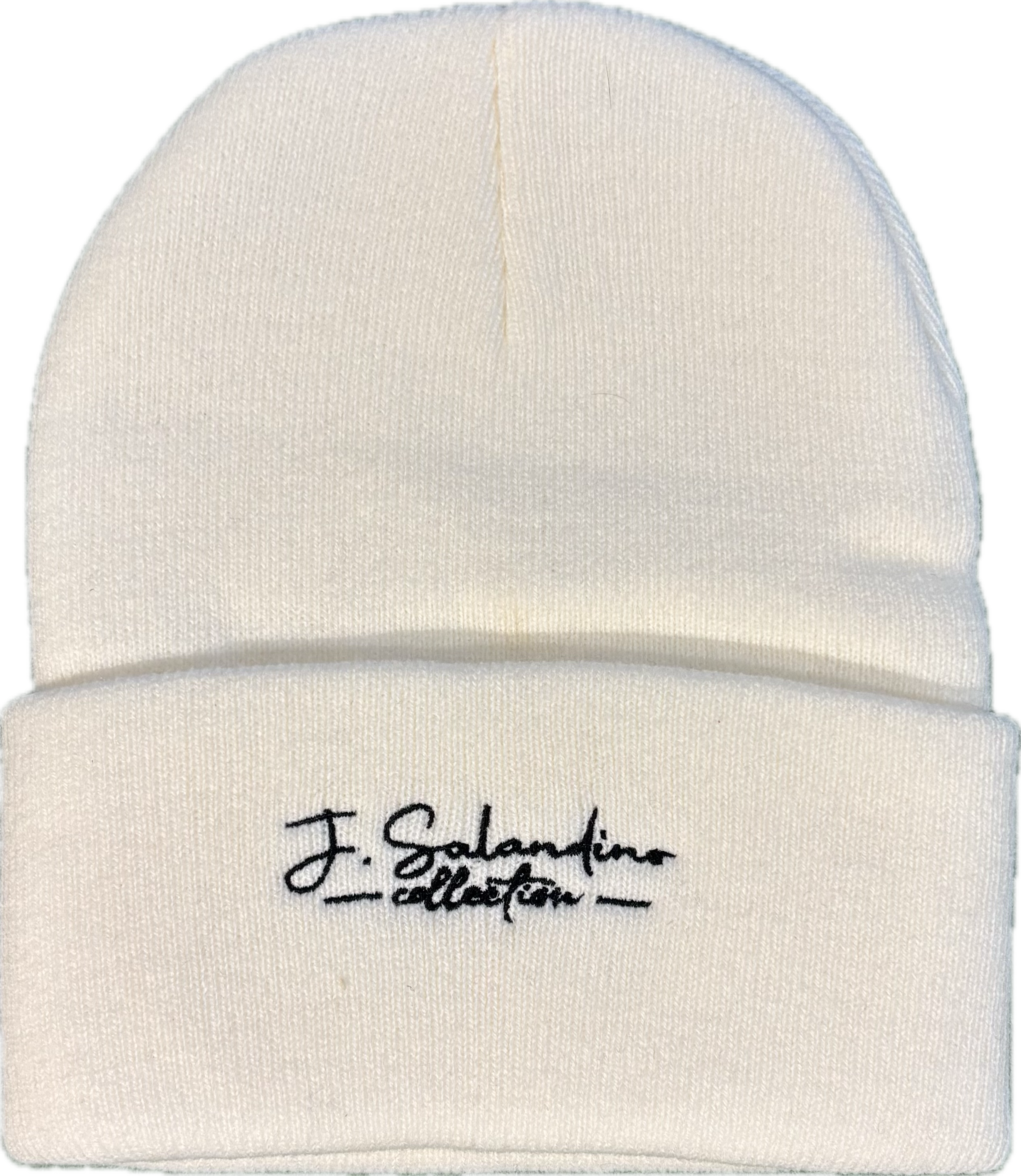 JSal White/Black Beanie