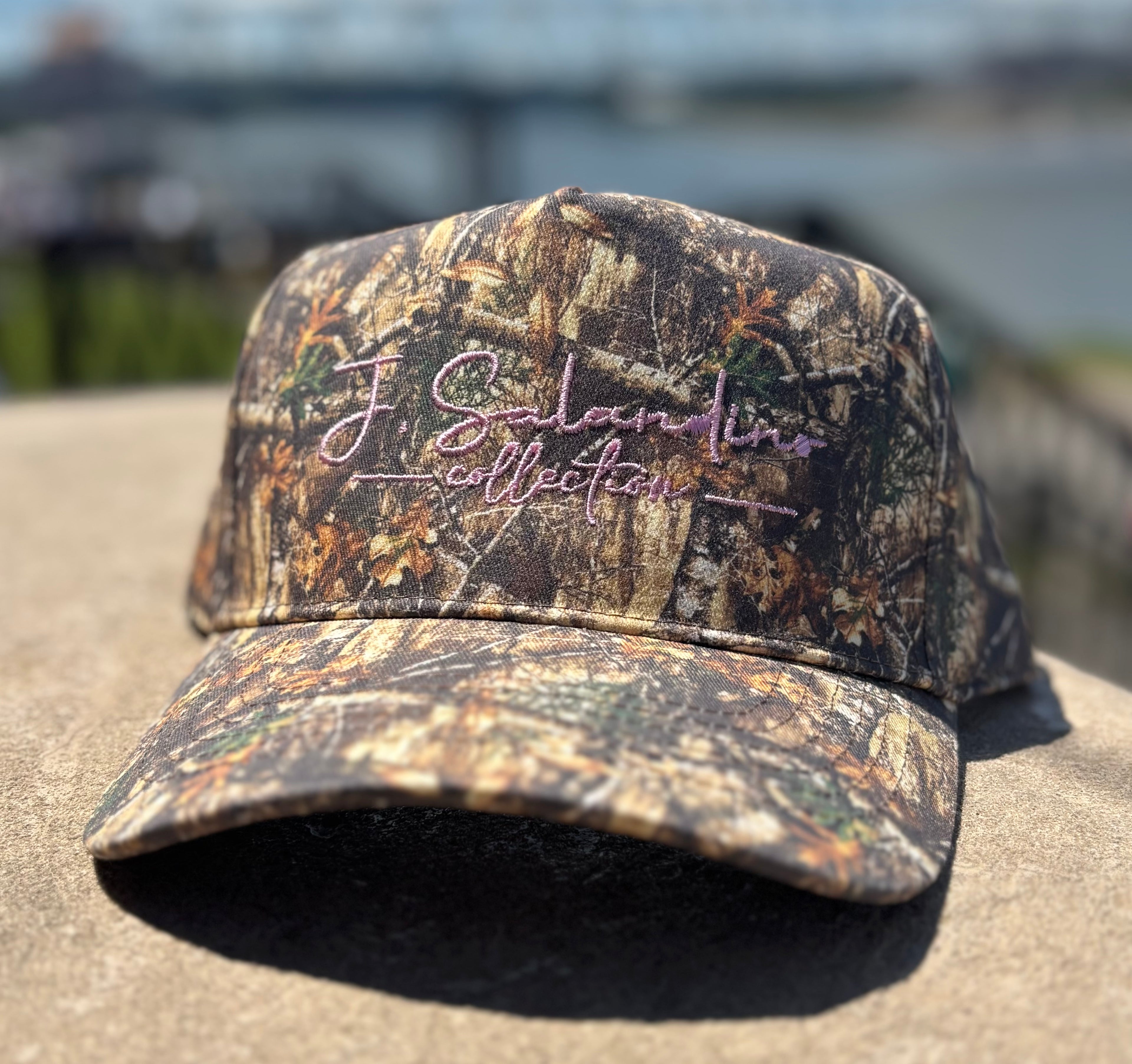 JSal Collection Camo/Pink Trucker