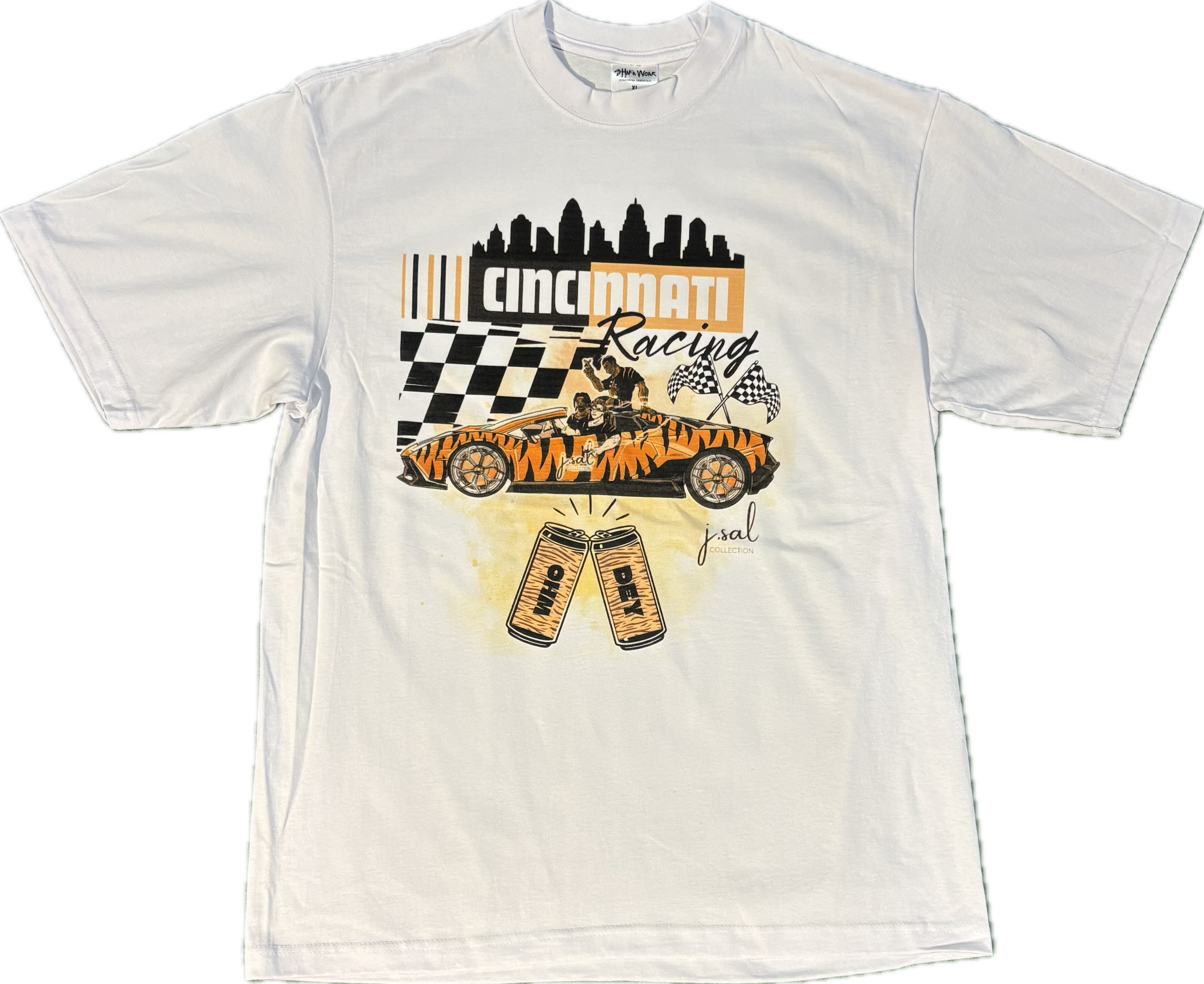 JSalandino Collection Bengals Racing Tee