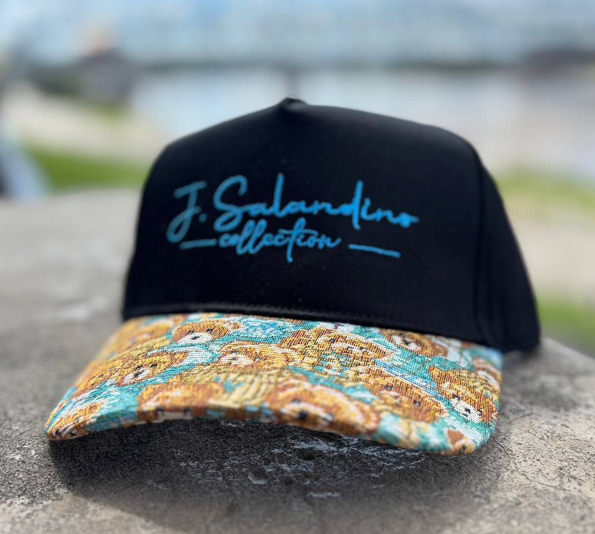 JSal Black/Teddy K-Frame SnapBack